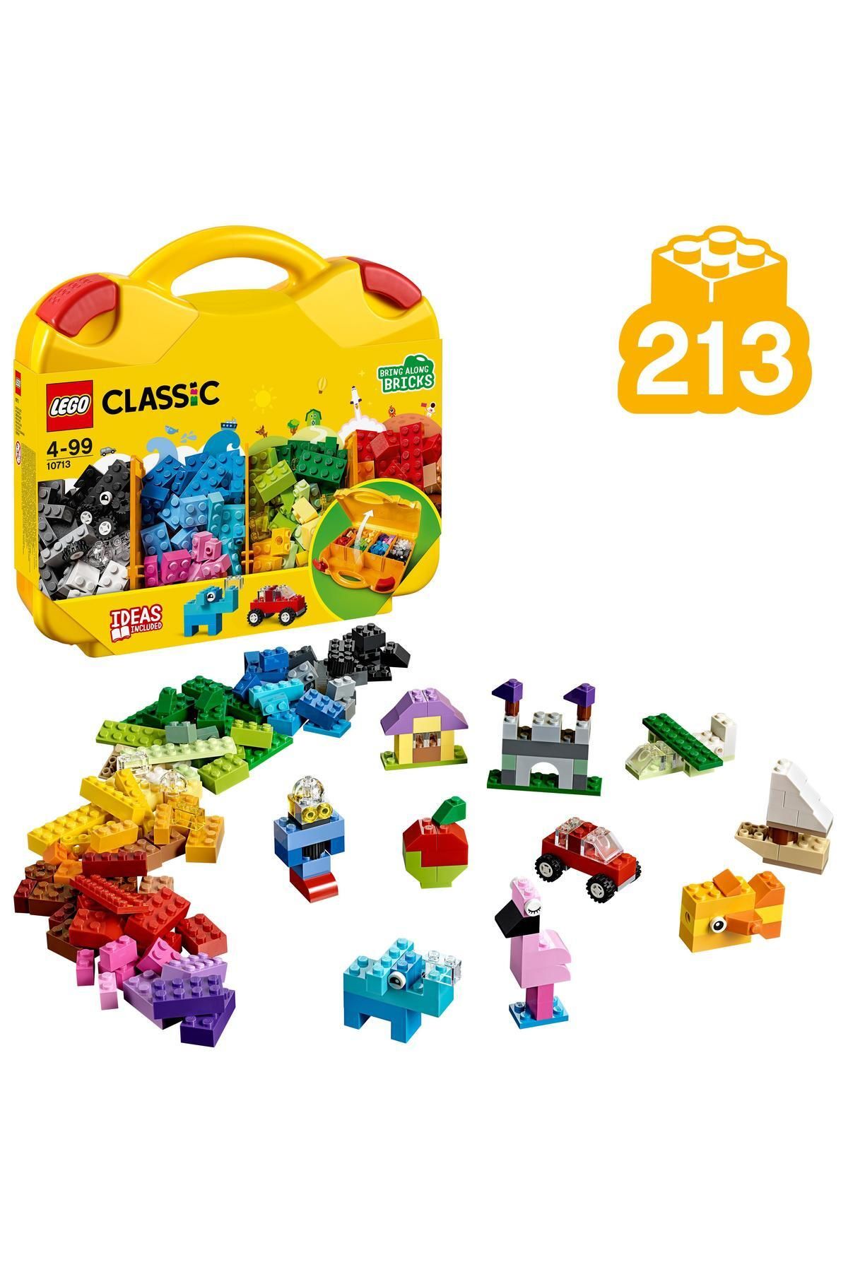 LEGO Classic Yaratıcı Çanta 10713 - 4 Yaş ve Üzeri Çocuklar için Oyuncak Yapım Seti (213 Parça)