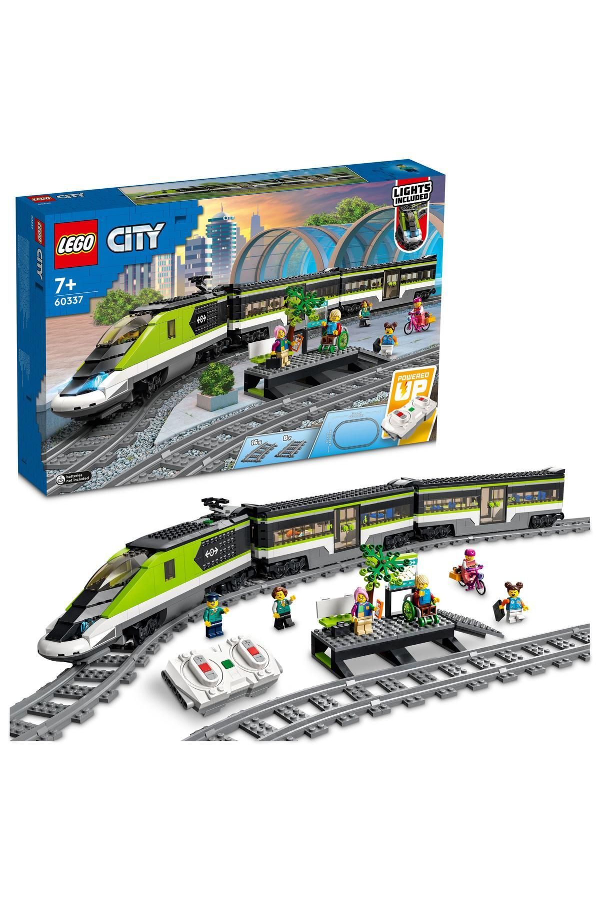 LEGO ® City Ekspres Yolcu Treni 60337 - 7 Yaş ve Üzeri Çocuklar için Oyuncak Yapım Seti (764 Parça)