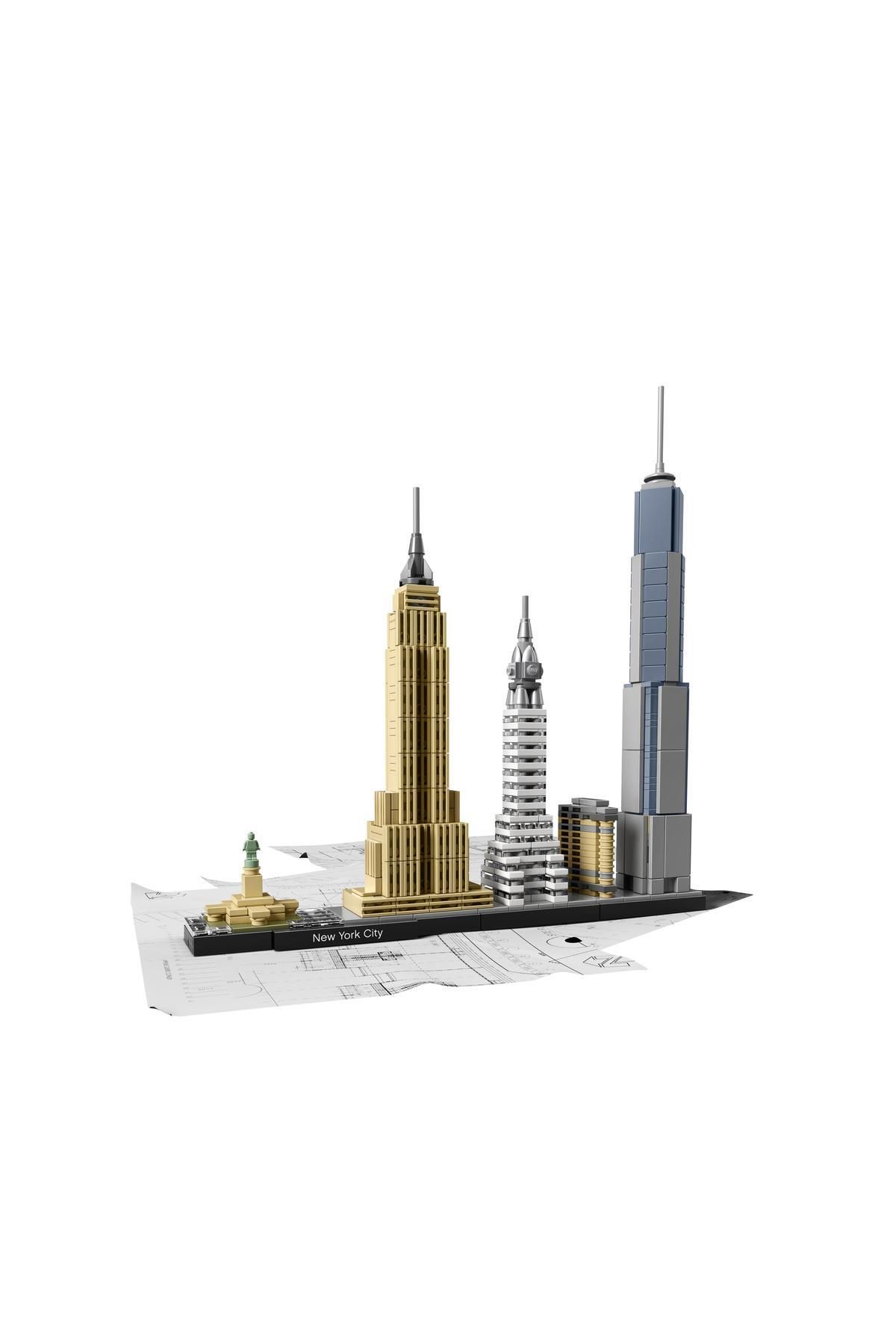 LEGO ® Architecture New York City 21028 - Yetişkinler için Koleksiyonluk Yapım Seti (598 Parça)