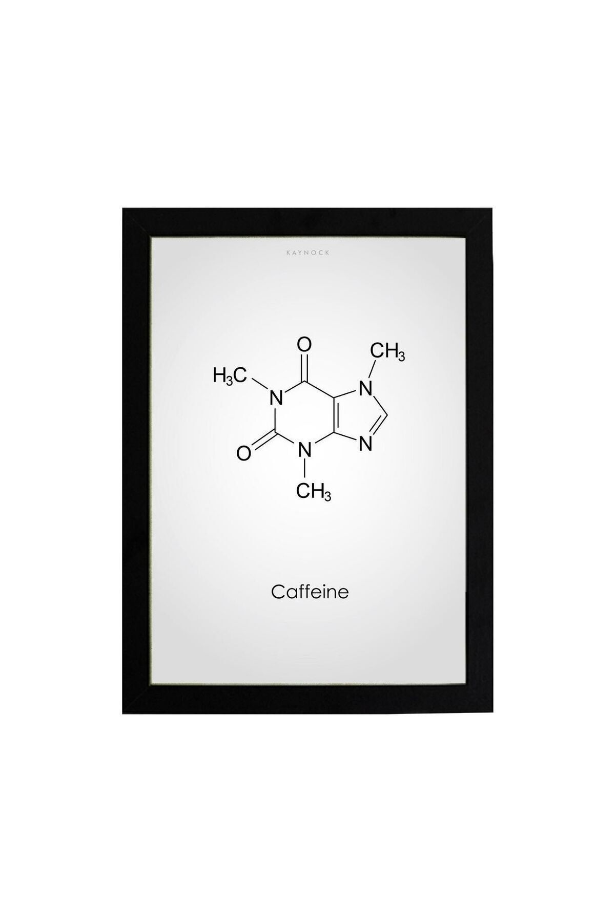 KAYNOCK Caffeine, Coffee, Kafein, Kahve, Içecek, Mutfak, Poster Tablo, Dijital Tasarım Tablo