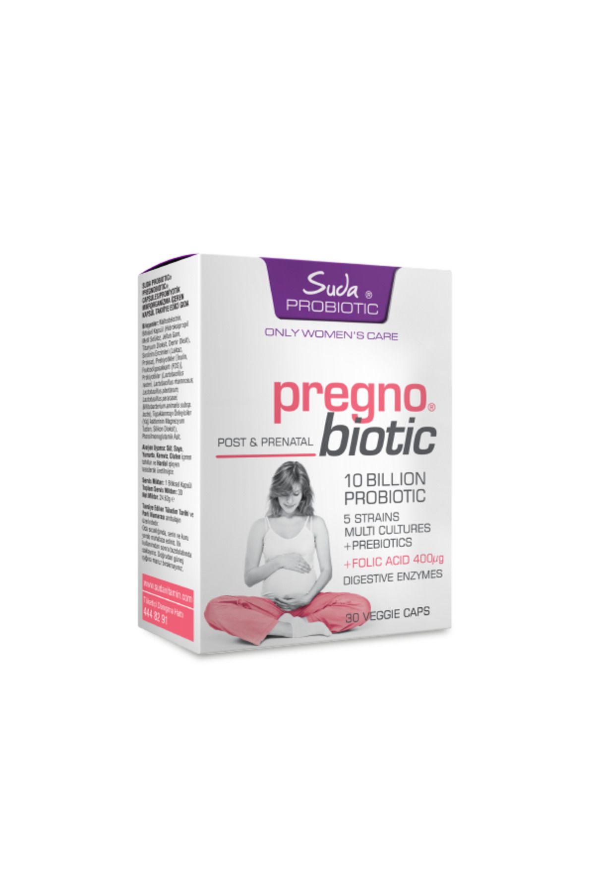 Suda Collagen Suda Probiotic - Pregnobiotic 30 Kapsül