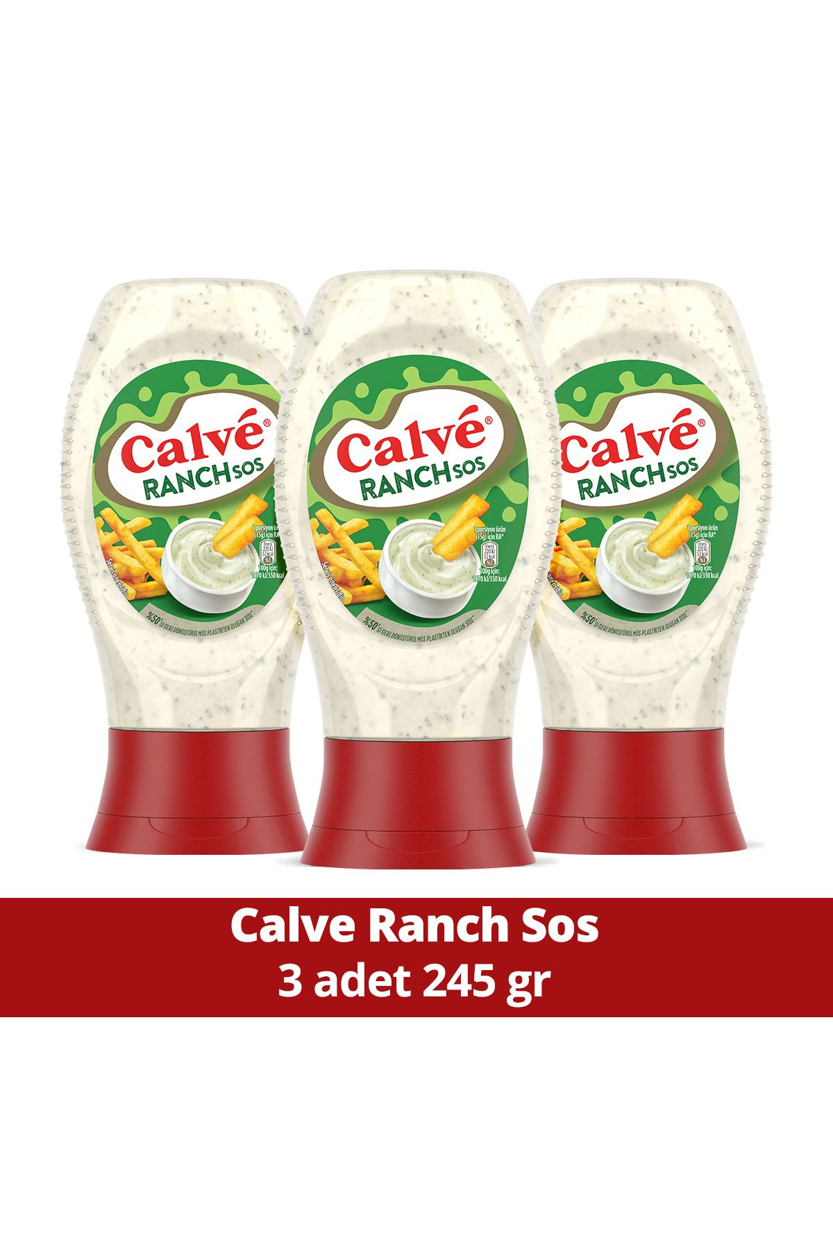 Calve Sos Ranch 245 gr X3 Adet