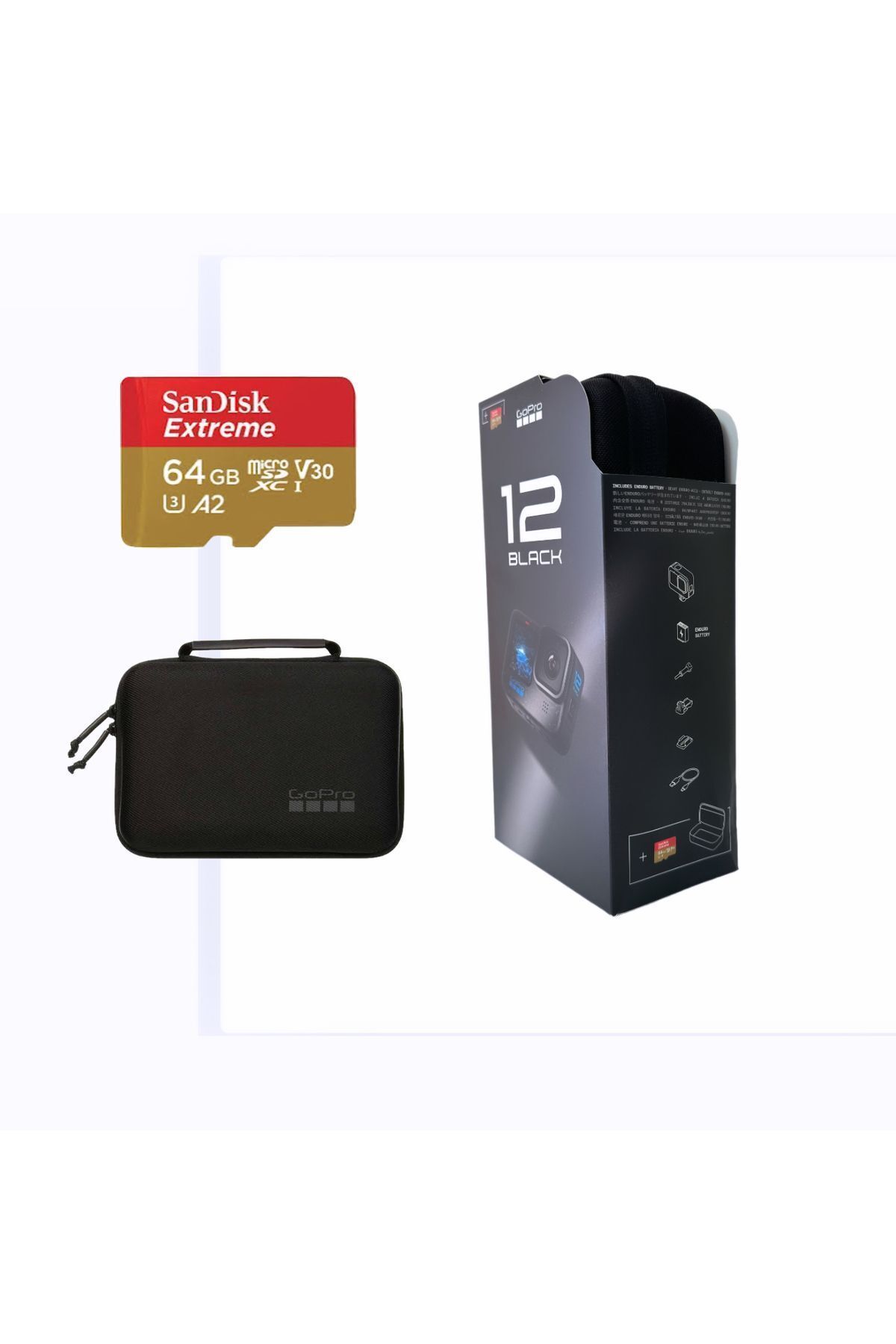 GoPro GoPro12 +çanta + hafıza kart64GB