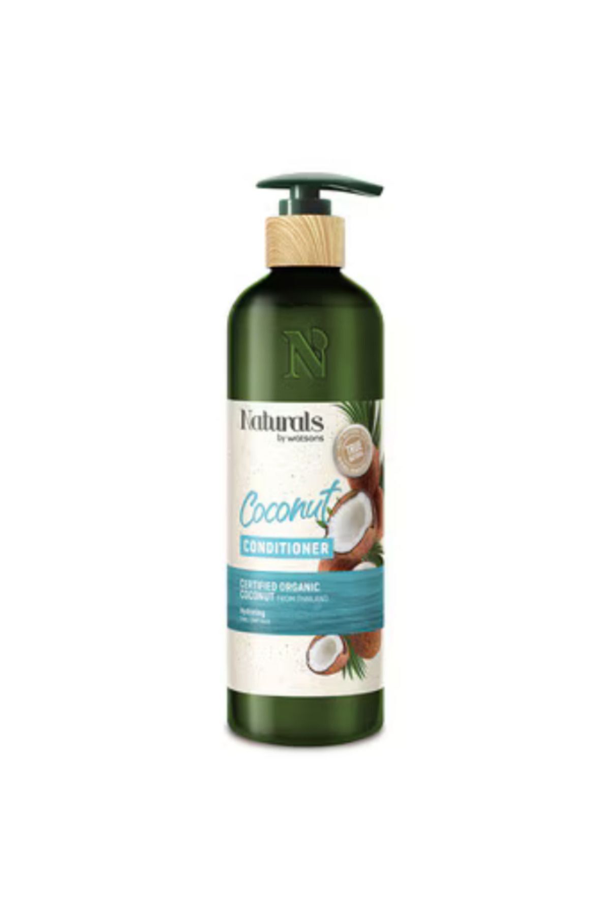 Naturals By Watsons Organik Coconut Hair Conditioner 490 ml / Nemlendirici Hindistan Cevizi Saç Kremi