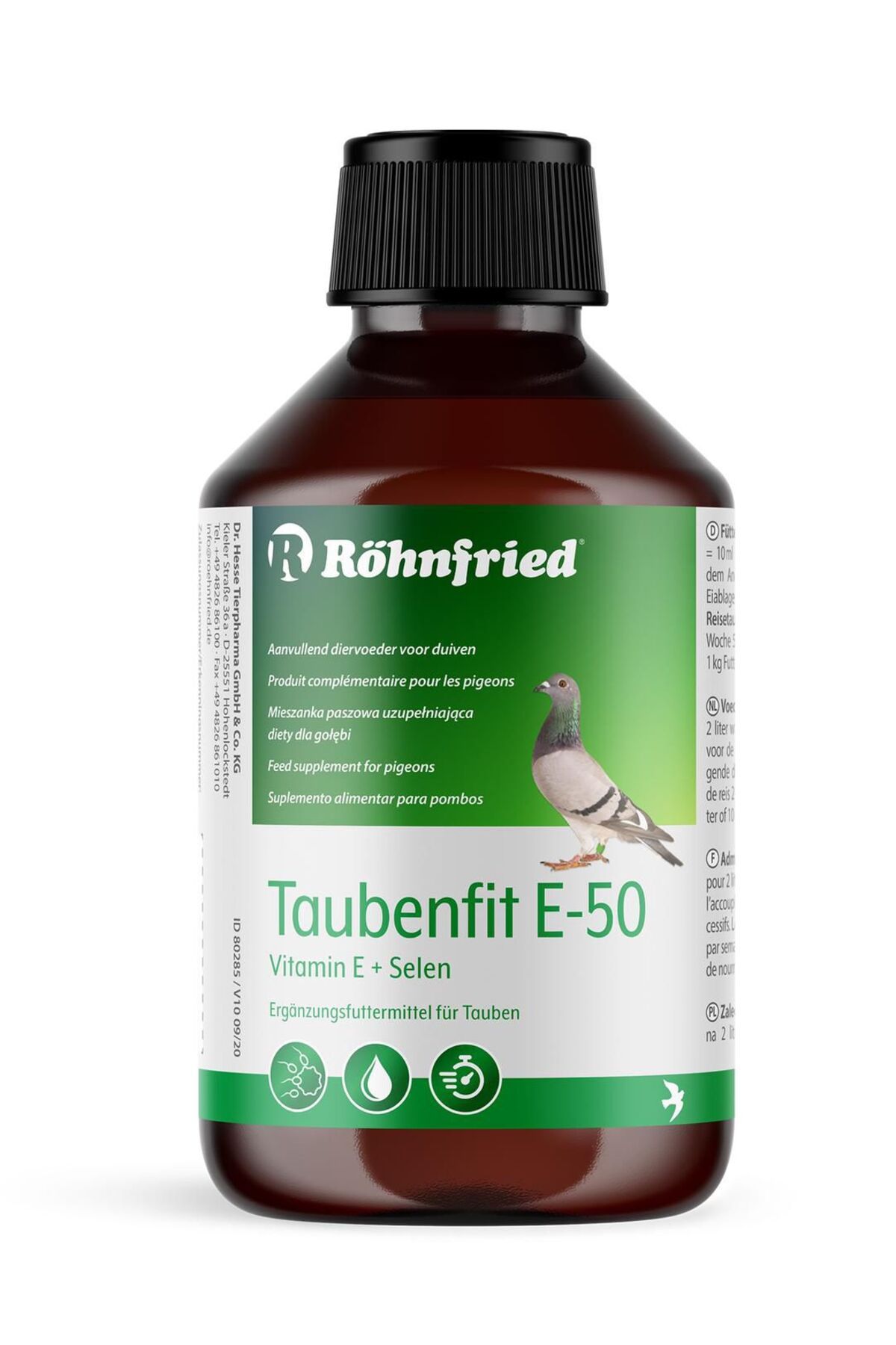 Röhnfried Taubenfit E-50 Üreme Vitamini + Selenyum 30 ml
