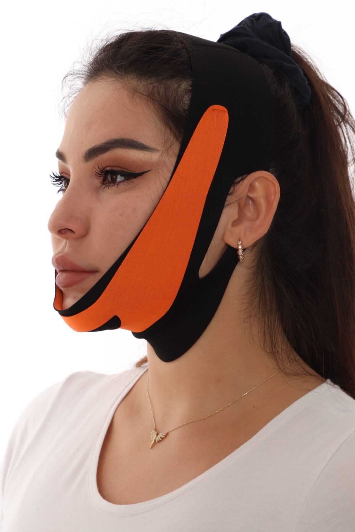 SAUNA SUIT Çene Boyun Bandı Yüz Liposuction Gıdı Yüz Korsesi Bandajı