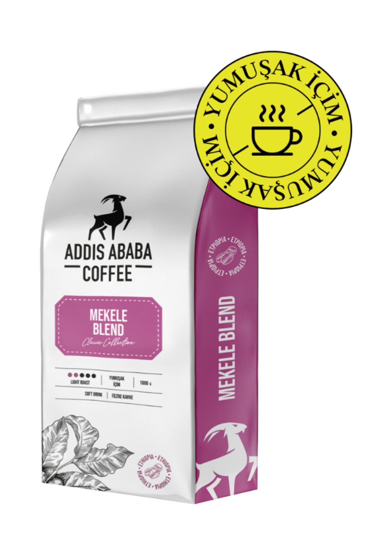 Addis Ababa Coffee Premium Gold Barista Mekele Blend 1000 Gr. (etiyopya Nitelikli Kahvesi )