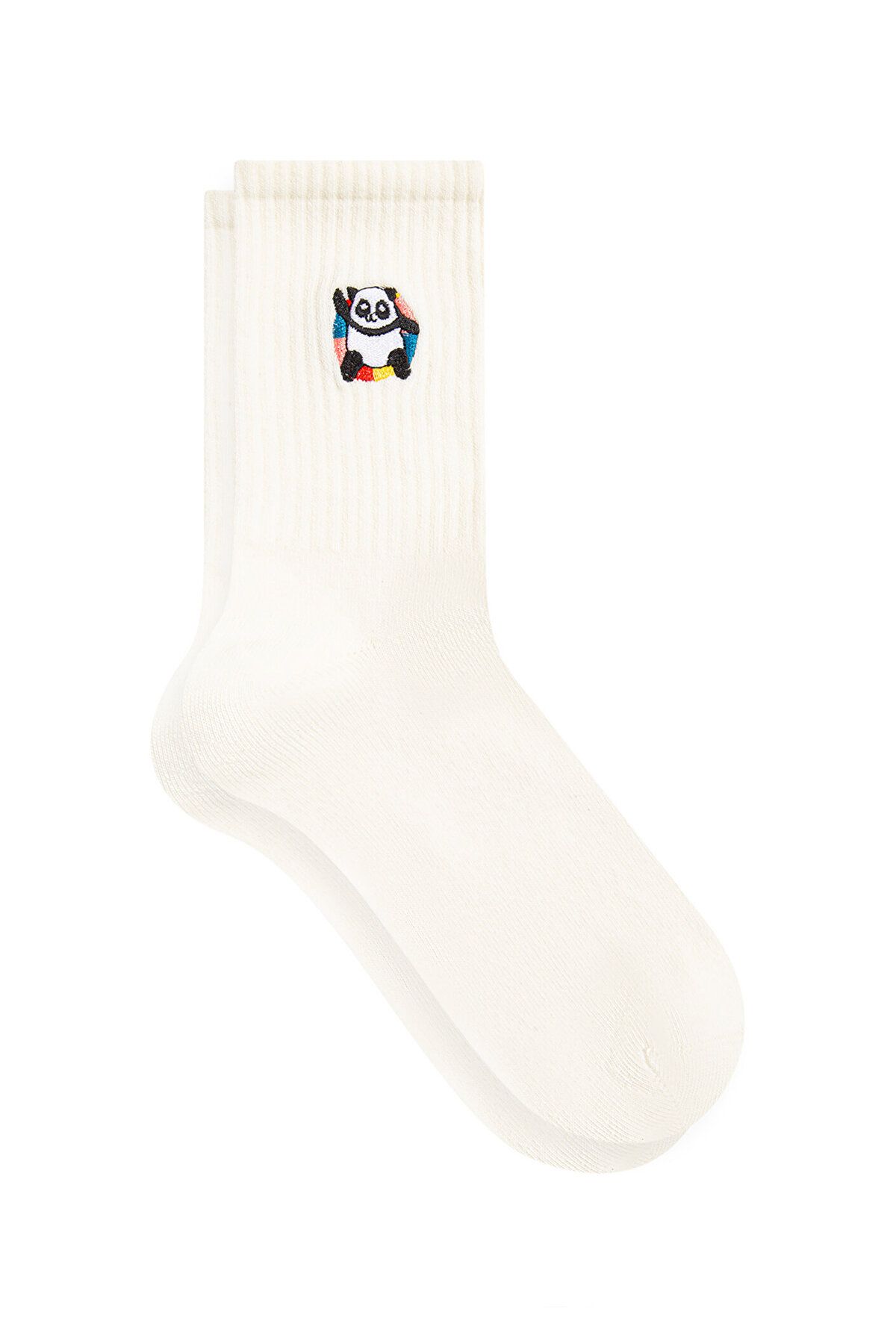 Mavi Beyaz Soket Çorap 1912399-34523