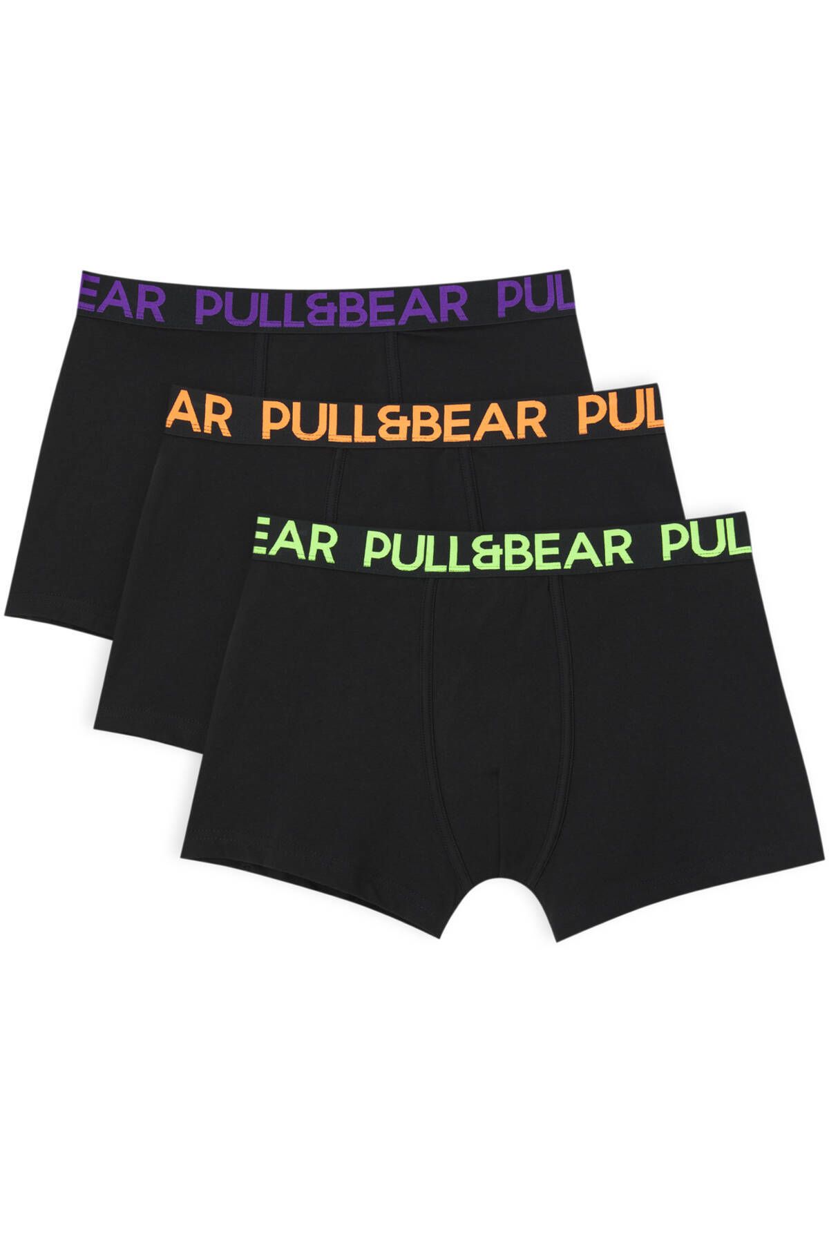 Pull & Bear 3'lü renkli boxer seti