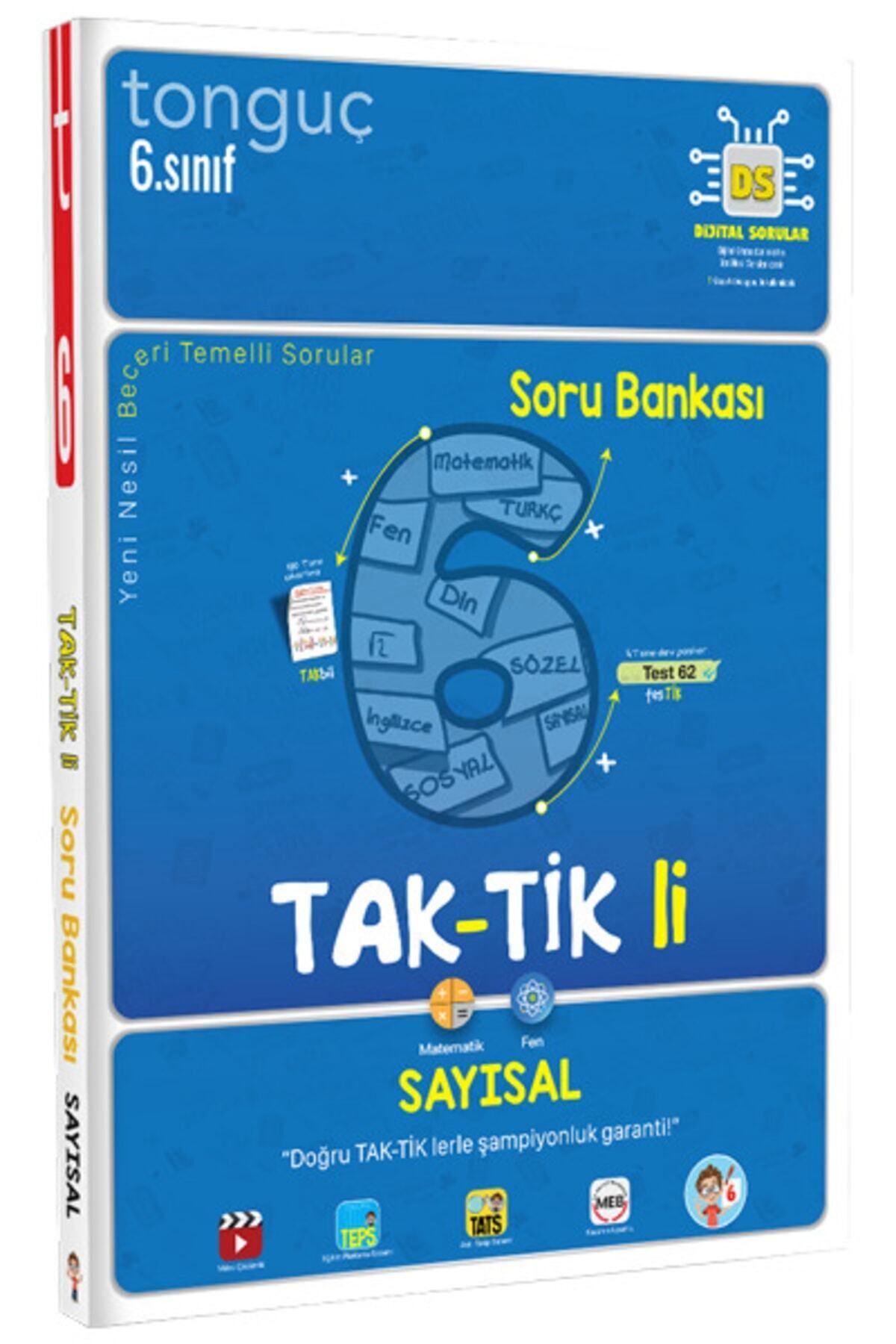 Tonguç Yayınları 6. Sınıf Taktikli Sayısal Soru Bankası