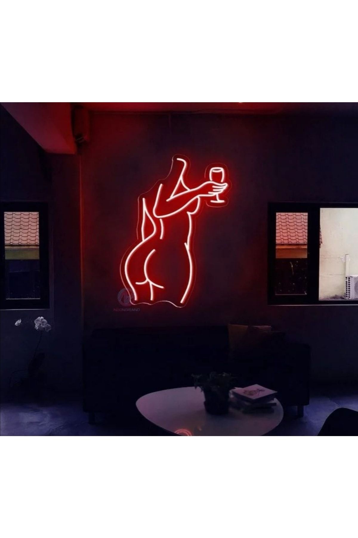 Genel Markalar Woman Body - Neon Led Dekoratif Duvar Yazısı Tabelası Aydınlatması Gece Lambası Smc -1015