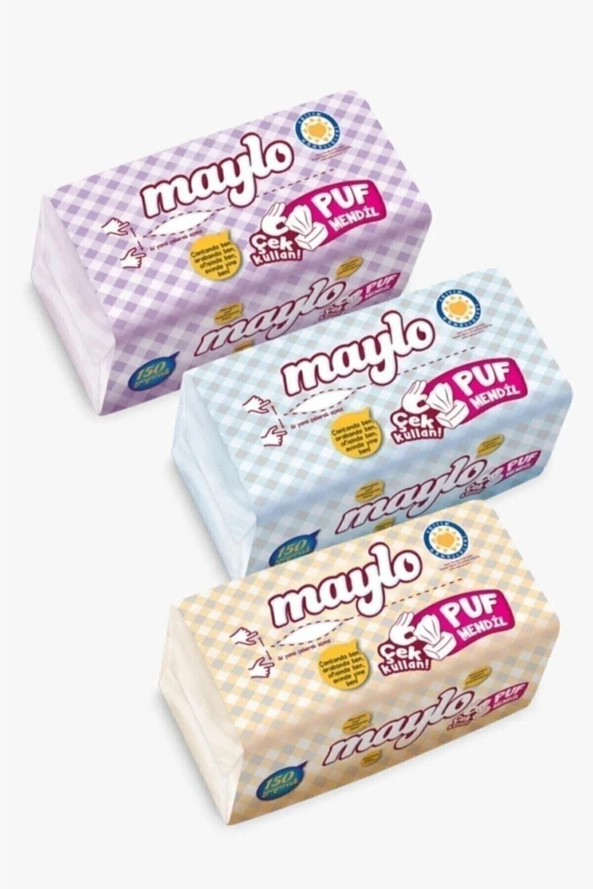 Maylo Puf Mendil 100 Yaprak 10 Lu Paket (toplam 1000 Yaprak )