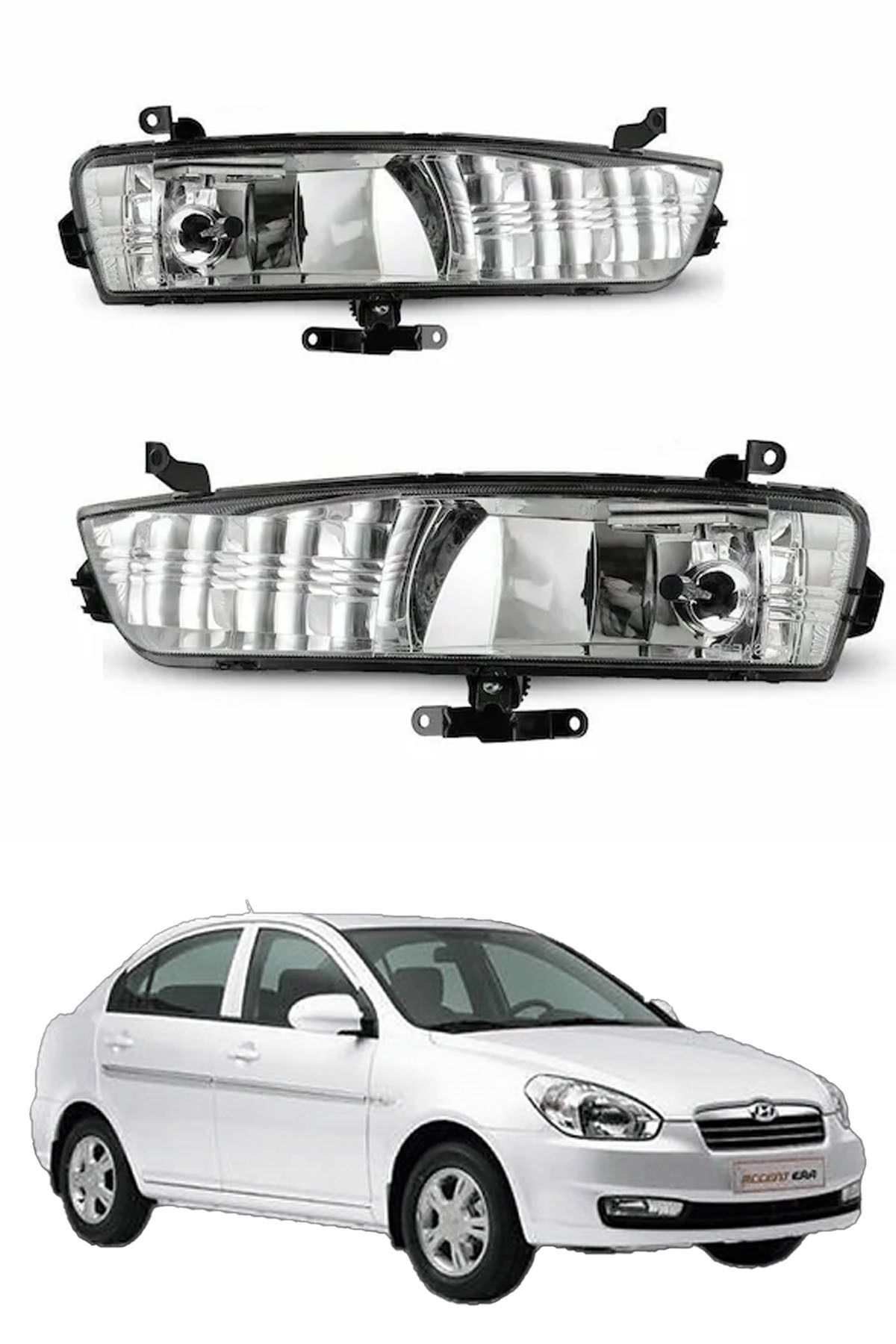 OEM Hyundai Accent Era Sis Farı Lambası Sağ Sol 2006 2011