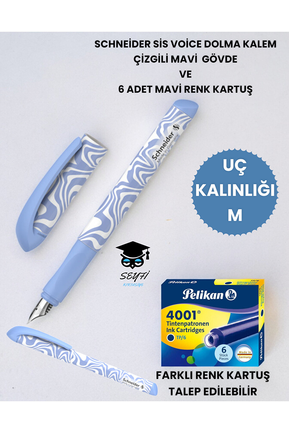 LANTU FP-2 DOLMA KALEM MAVİ