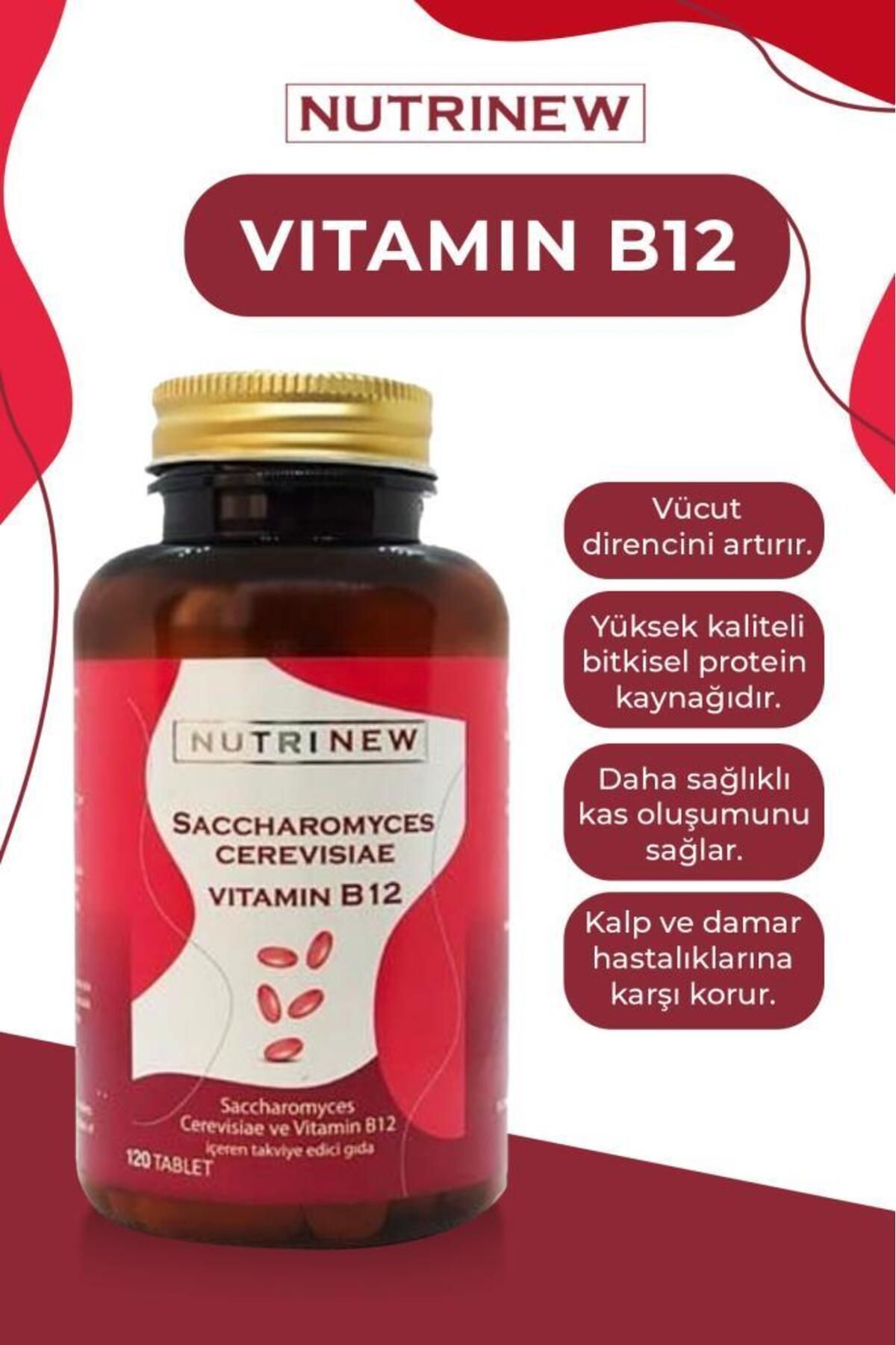Nutrinew Vitamins Nutrinew Saccharomyces Cerevisiae B12 120 Tablet