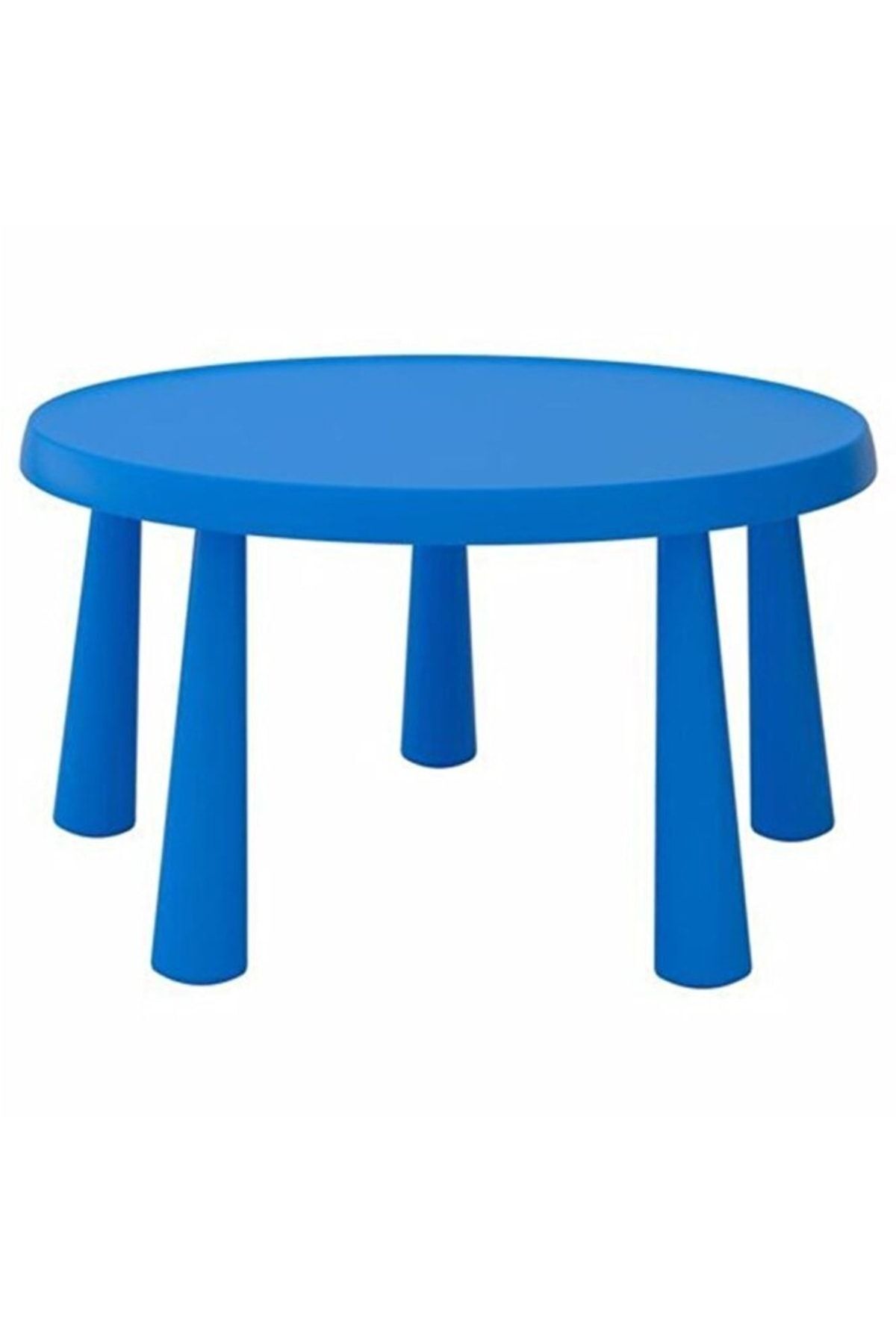 IKEA Polipropilen Mammut Çocuk Masası, Mavi Kahverengi 3 - 6 Yaş 0