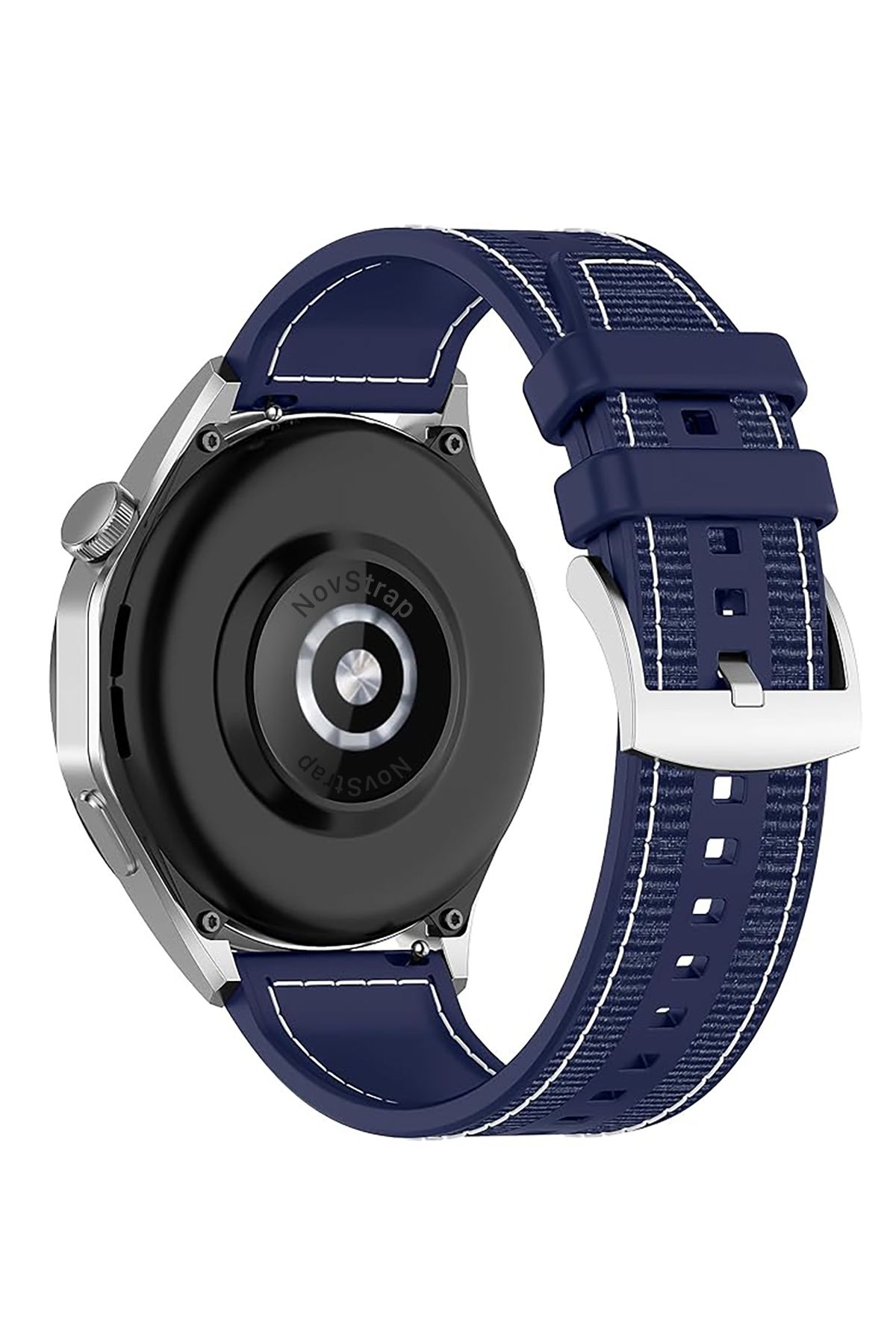 NovStrap Samsung Galaxy Watch 4 5 6 40 42 43 44 45 46 47 mm ile Uyumlu Kordon (20mm) Lansman Kumaş