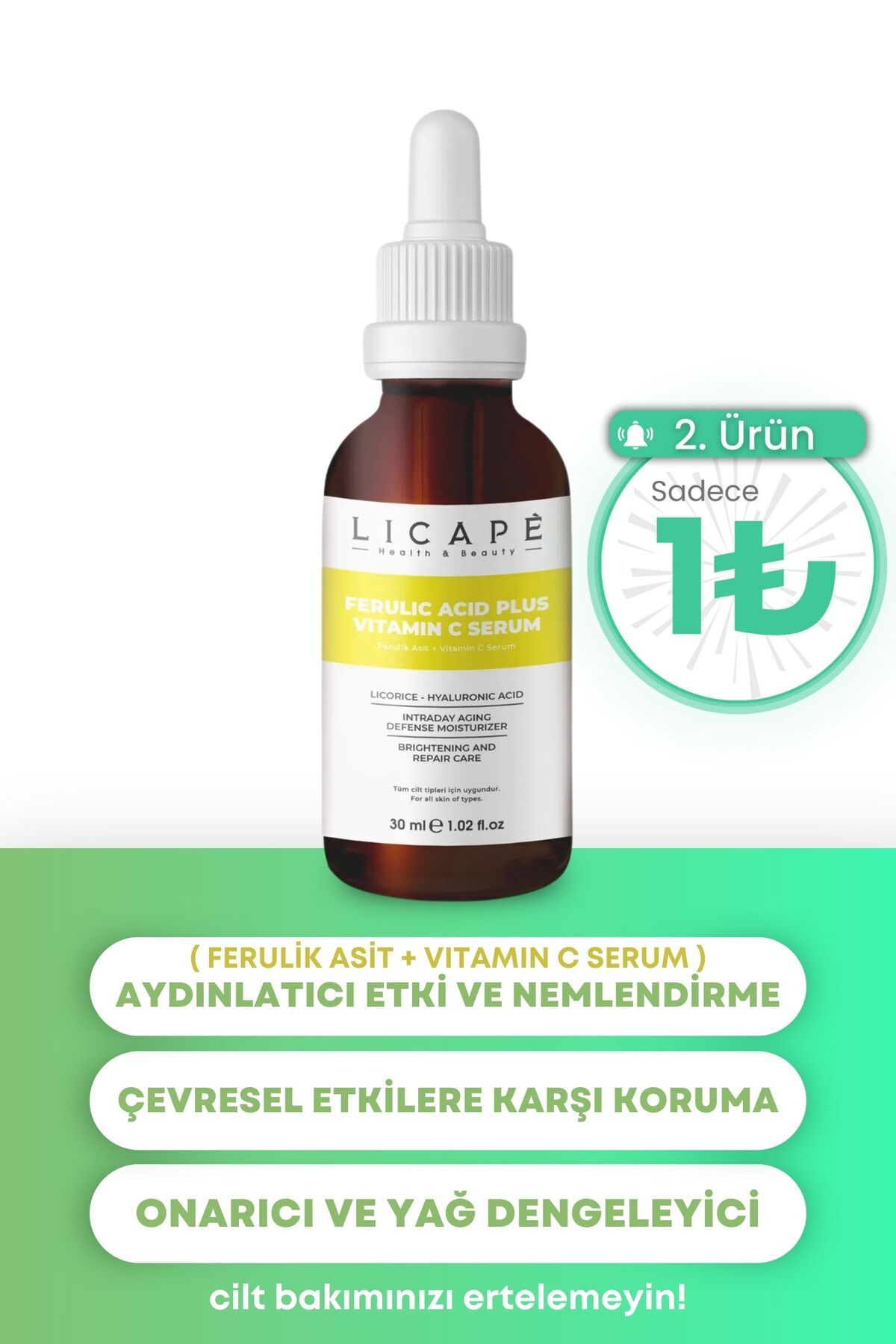 Licape Ferulic Acid Plus Vitamin C Serum 30ml