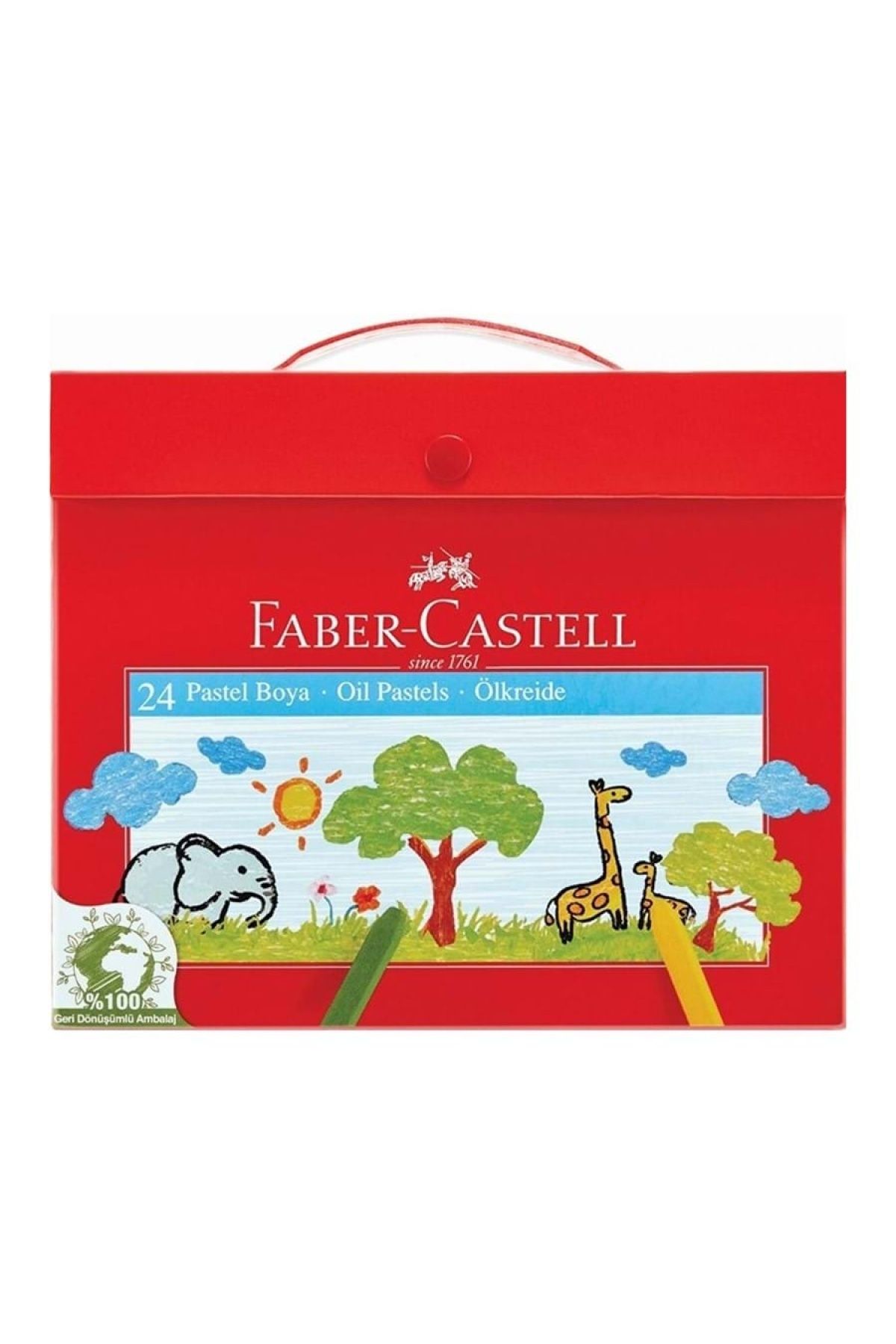 Faber Castell Pastel Boya 24 Lü Çantalı