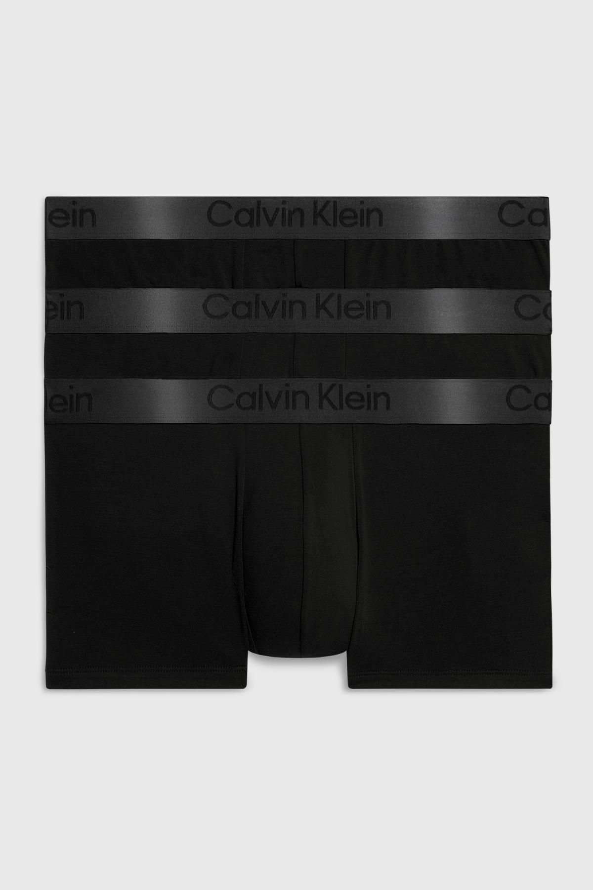 Calvin Klein Erkek Imzalı Elastik Bantlı Siyah Boxer 000nb3651a-ub1