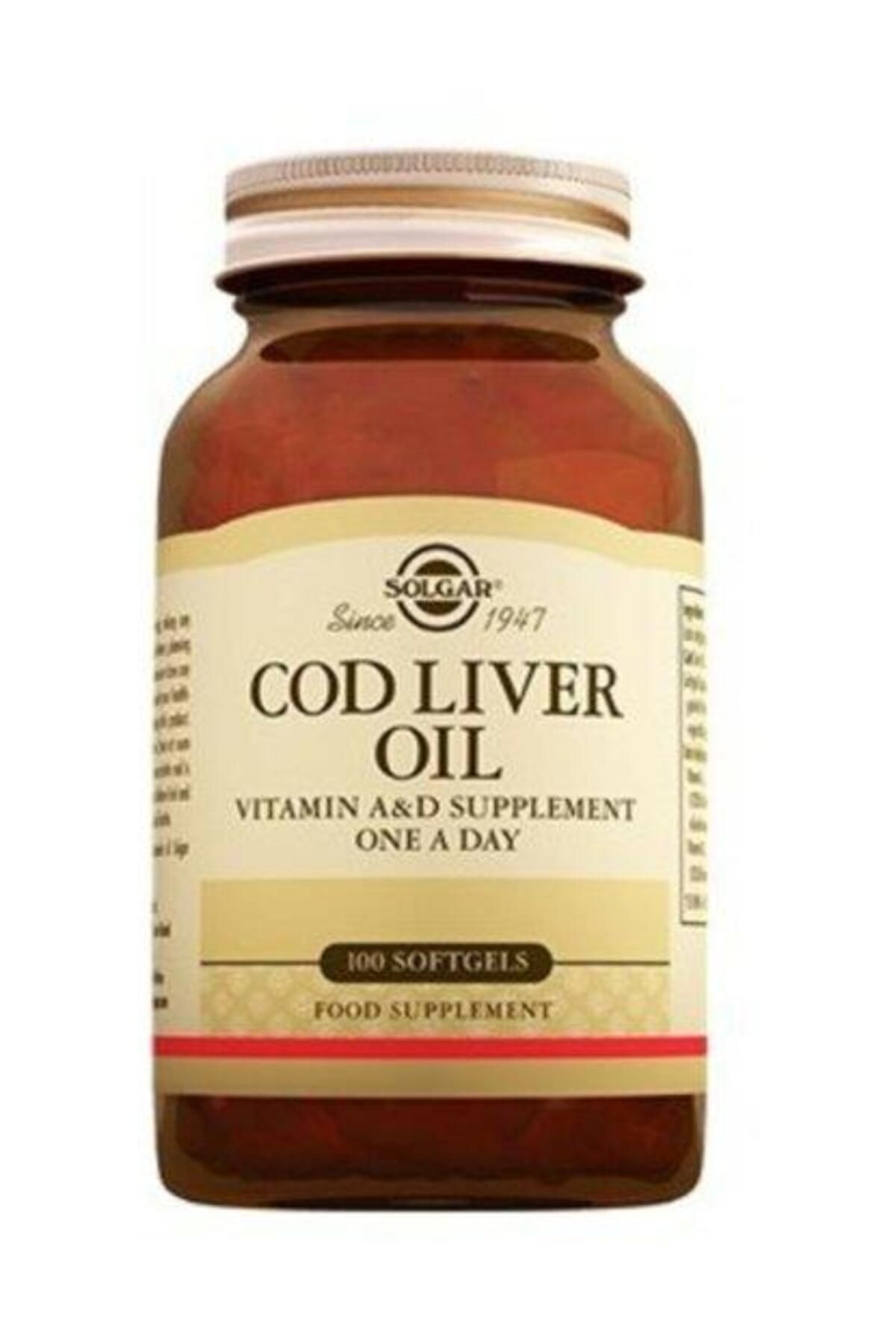 Solgar Cod Liver Oil 100 Kapsül
