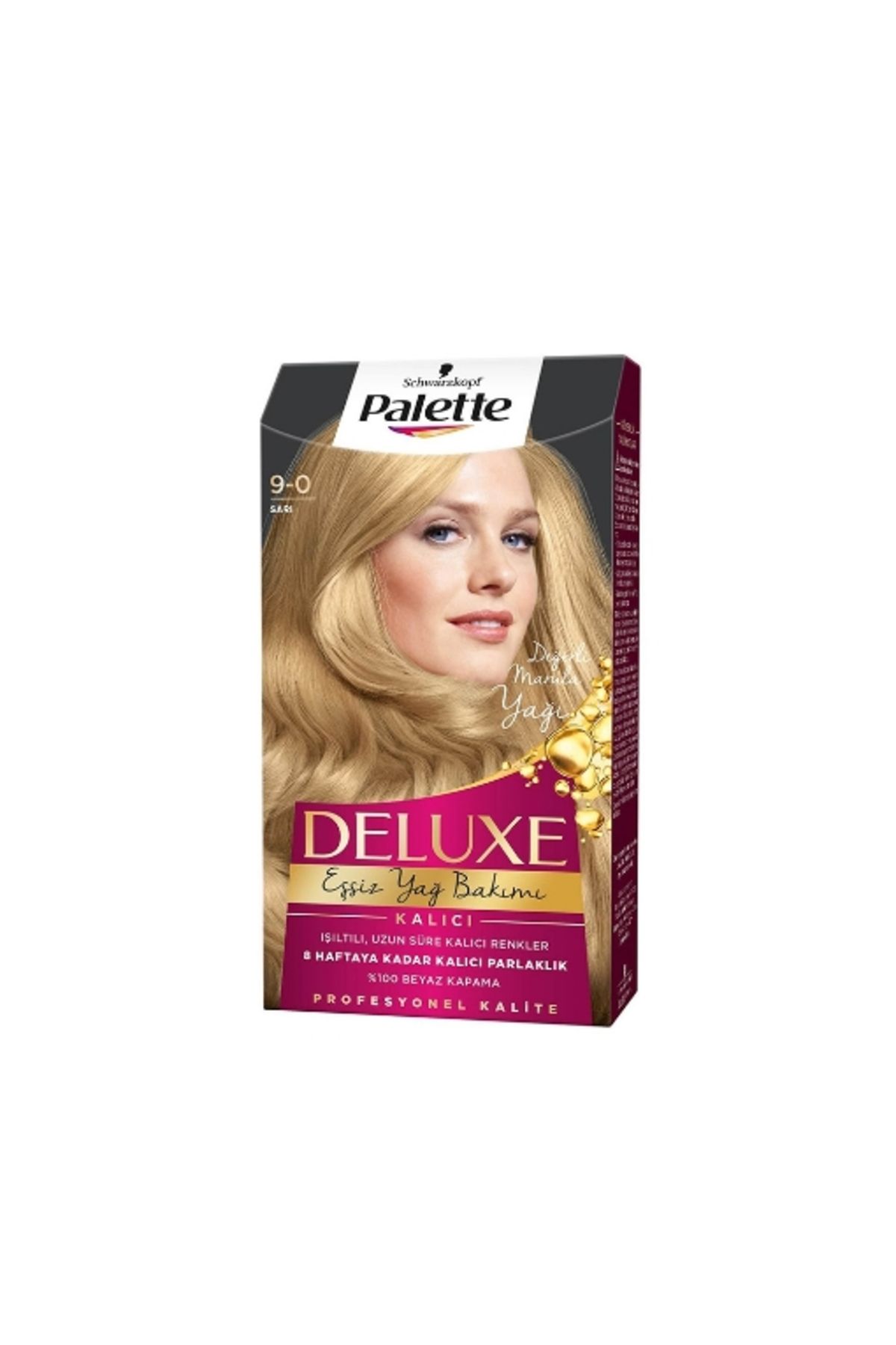 Palette Deluxe Saç Boyası Sarı 9-0 (4'LÜ)
