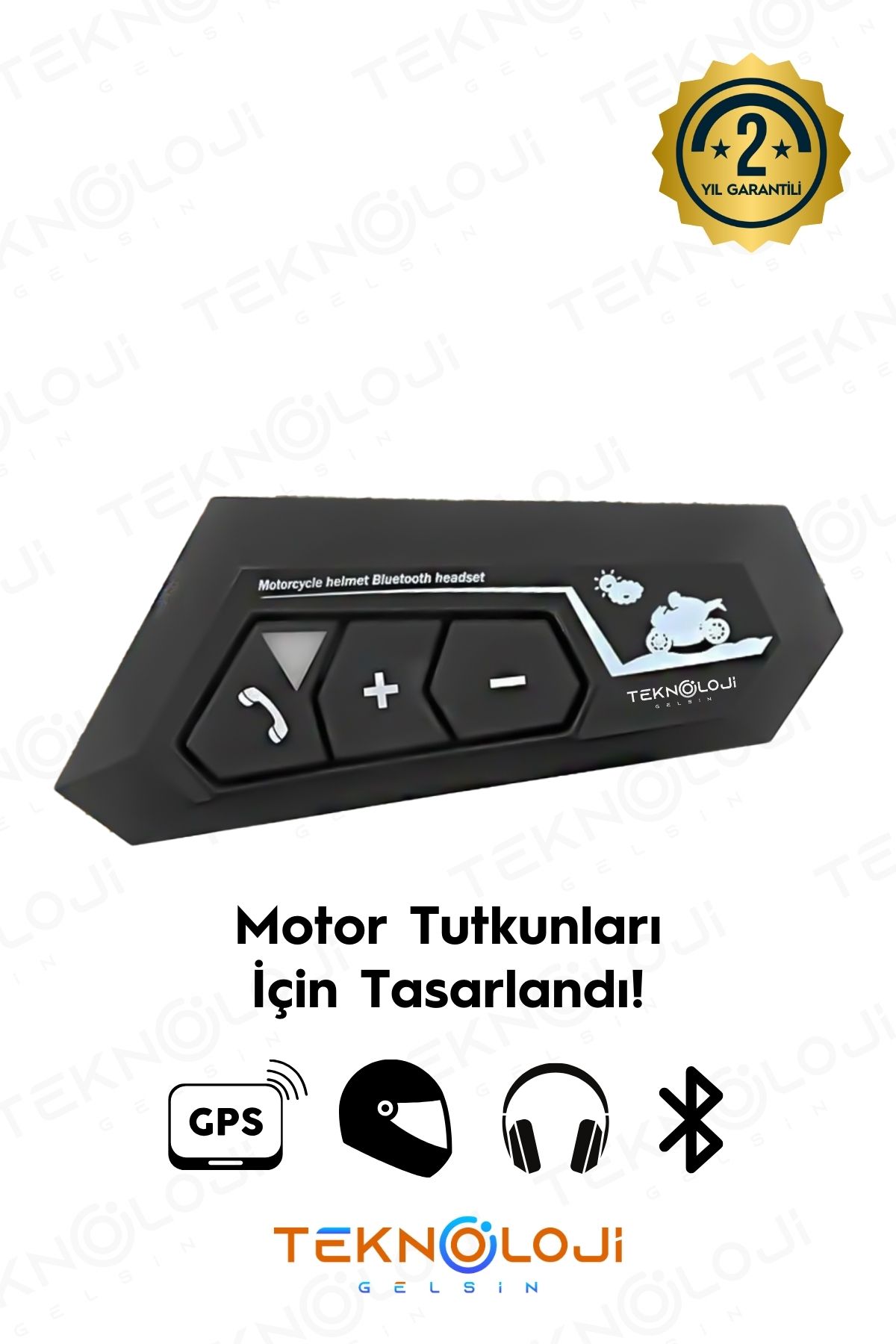 Teknoloji Gelsin Kask Kulaklığı İntercom Bluetooth Mikrofonlu Kasklar İle Uyumlu Motosiklet Kulaklığı GürültüEngellme