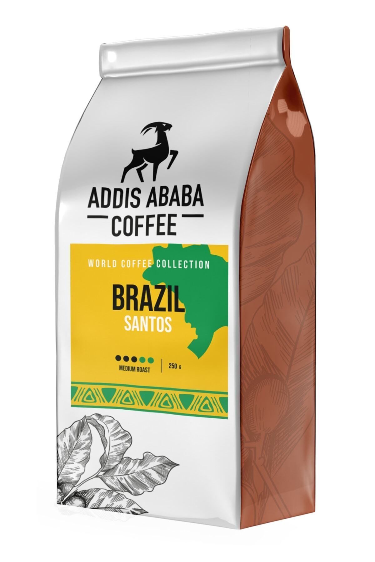 Addis Ababa Coffee Brazil-santos 250 Gr. Çekirdek, Filtre, Espresso