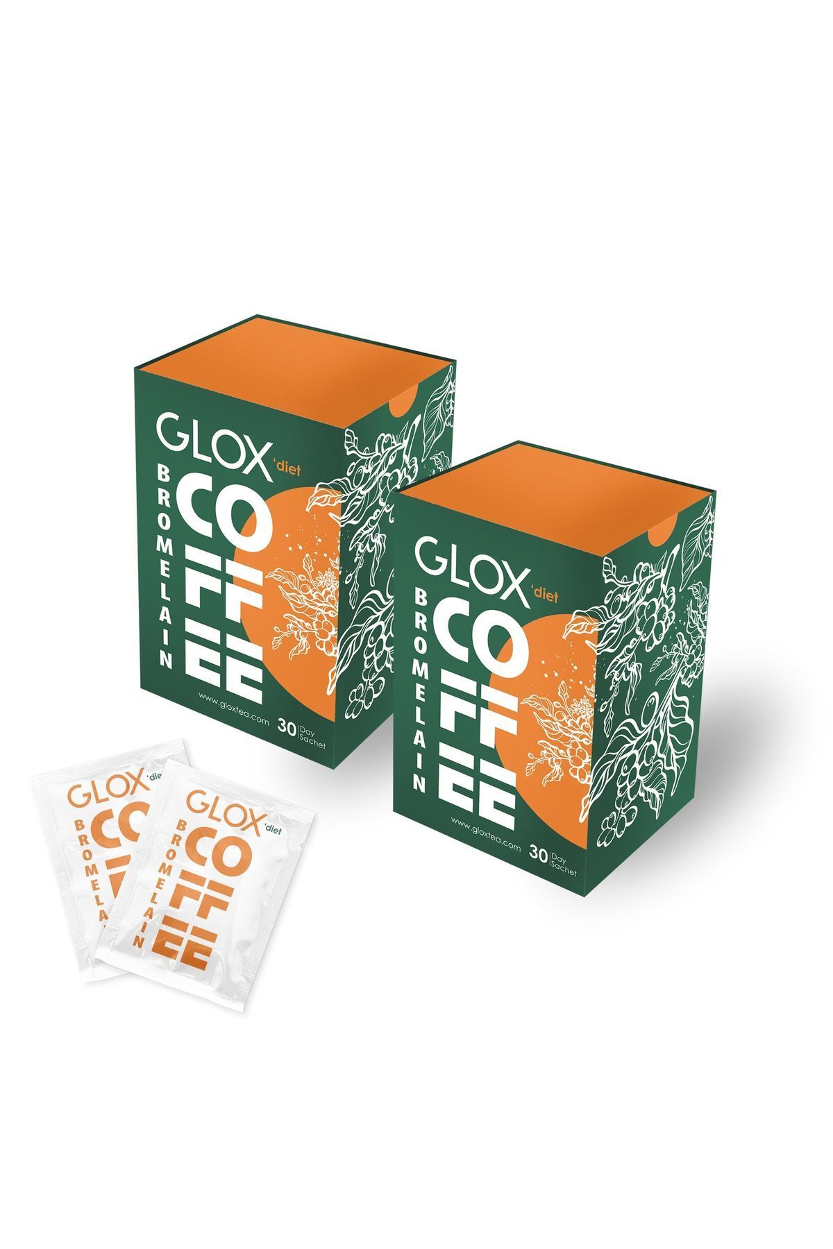GLOX Bromelain Içeren Metabolizma Düzenlemeye Yardımcı Detox Kahve 60 Günlük Kullanım