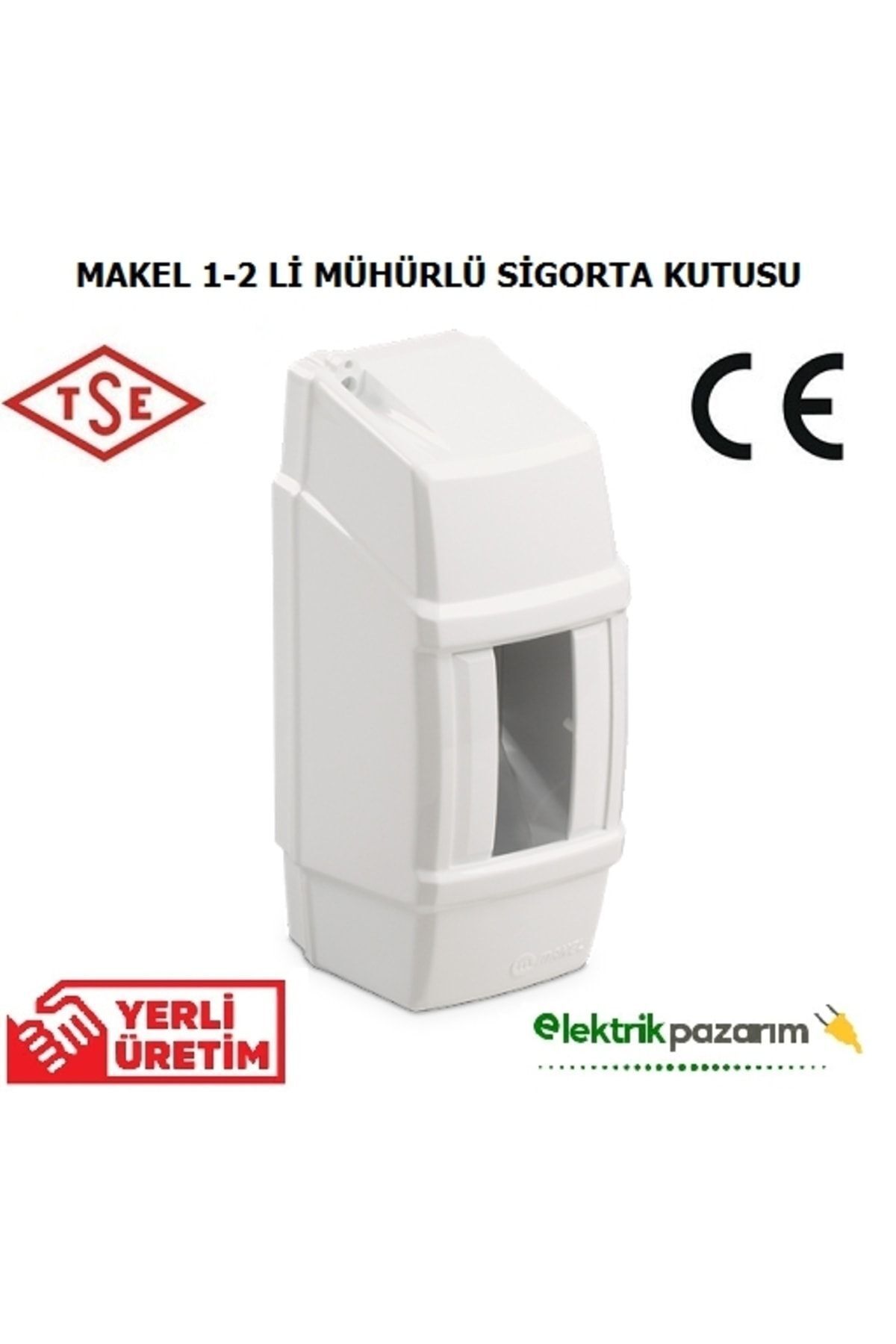 MAKEL Tekli Sigorta Kutusu (1-2Lİ) Ikili Mühürlü 63140