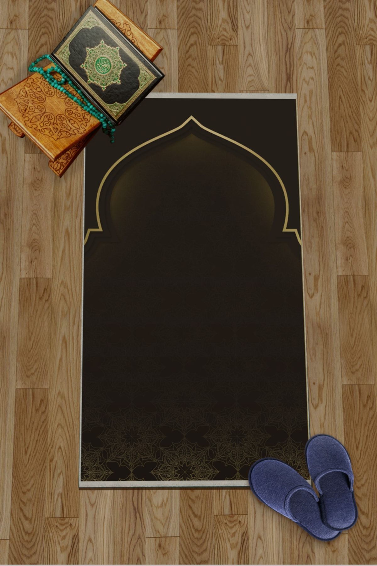 HaLıFoRuM Çeyizlik Dijital Baskılı Lüks Namaz Seccadesi 60x120 Sn-32