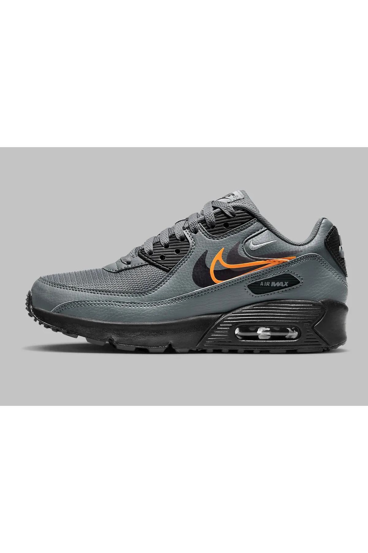 Nike Air Max 90 Next Smoke Grey/black/mandarin Yürüyüş Ayakkabısı Fn7785 001