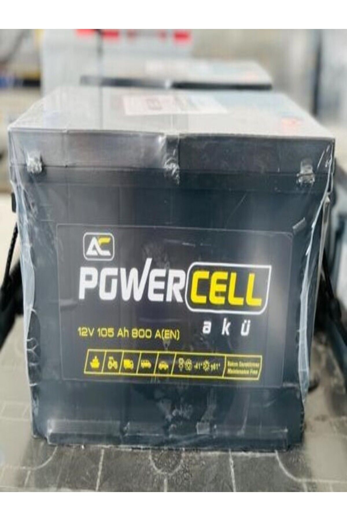 POWERCELL 12 V 105 Amper Powercell Akü . Güncel - Yeni Üretim.!!