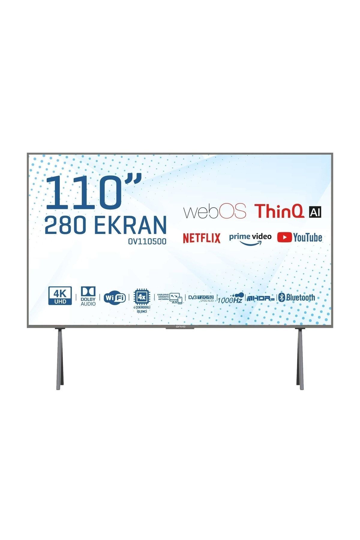 ONVO Ov110500 110'' Ultra Hd Webos Smart Led Tv