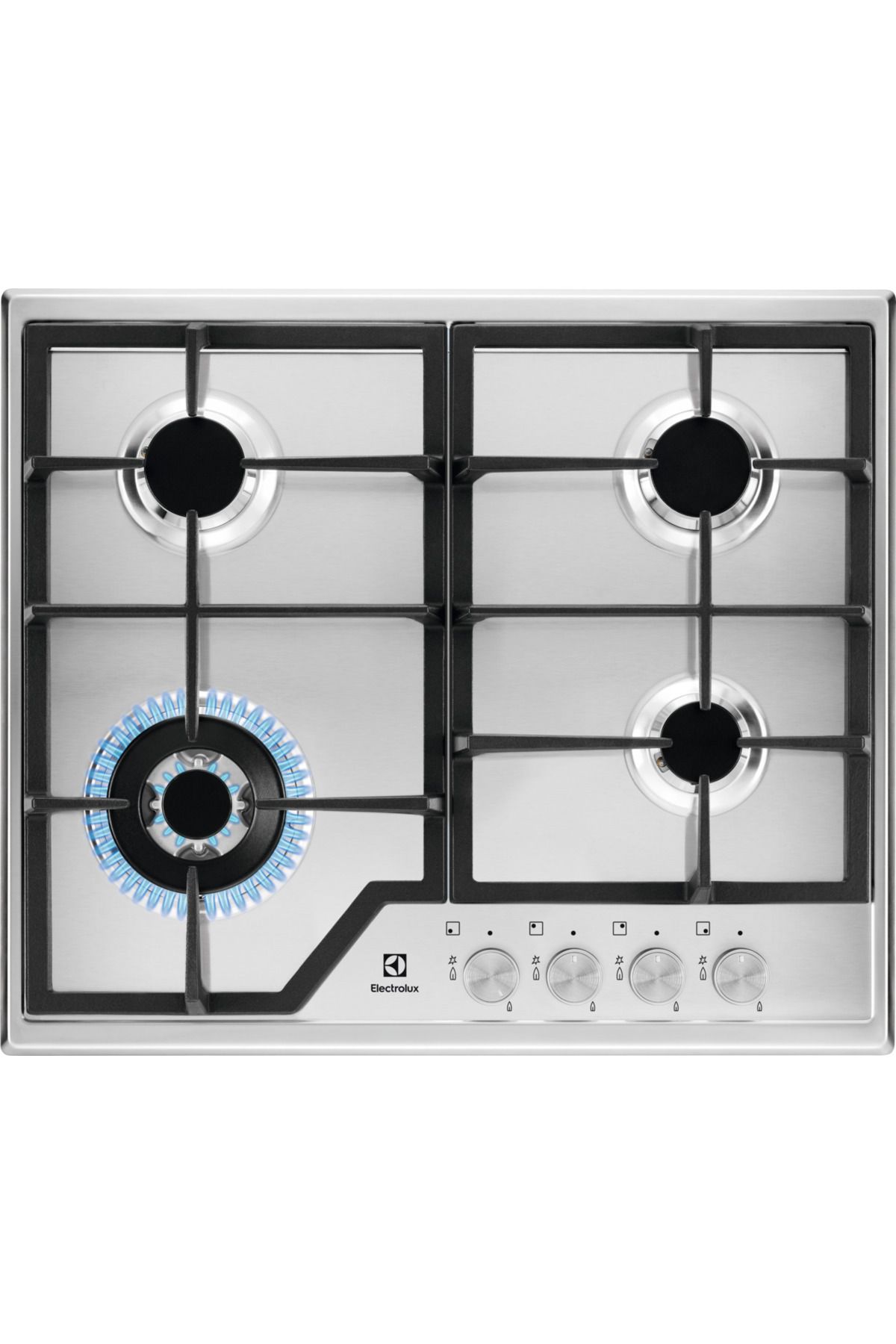 Electrolux EGS6436SX Wok Gözlü Inox Ankastre Ocak