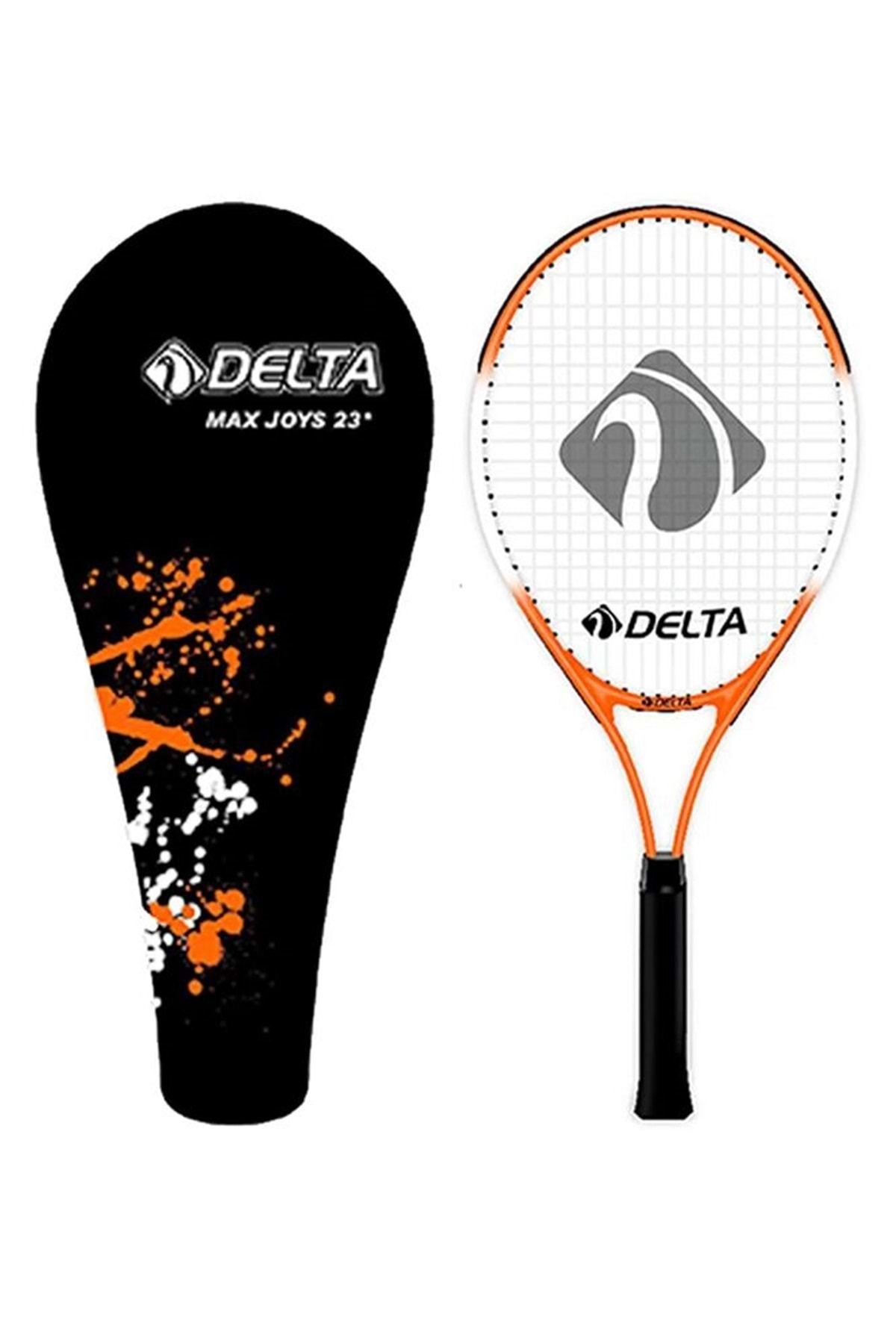 Delta Max Joys Deluxe Tenis Çantası (KOMPLE ÇANTALI) 23 Inç Çocuk Tenis Raketi Turuncu