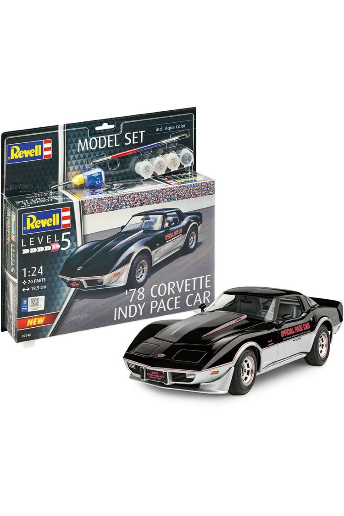 REVELL 67646 1:24 Corvette Indy Pace Car Maket Seti