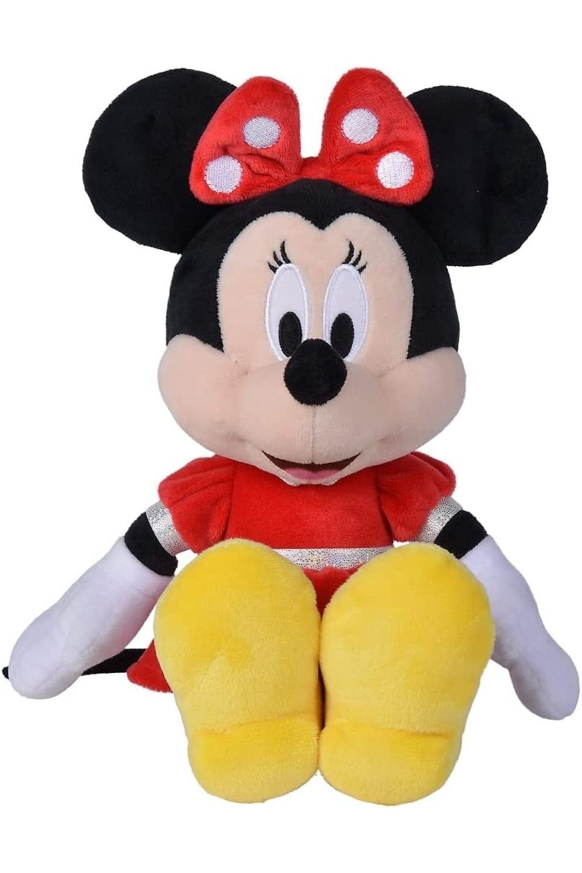 MINNIE MOUSE Disney Peluche Minnie 25 Cm Elbiseli Peluş Çizgi Film Karakteri Oyuncak