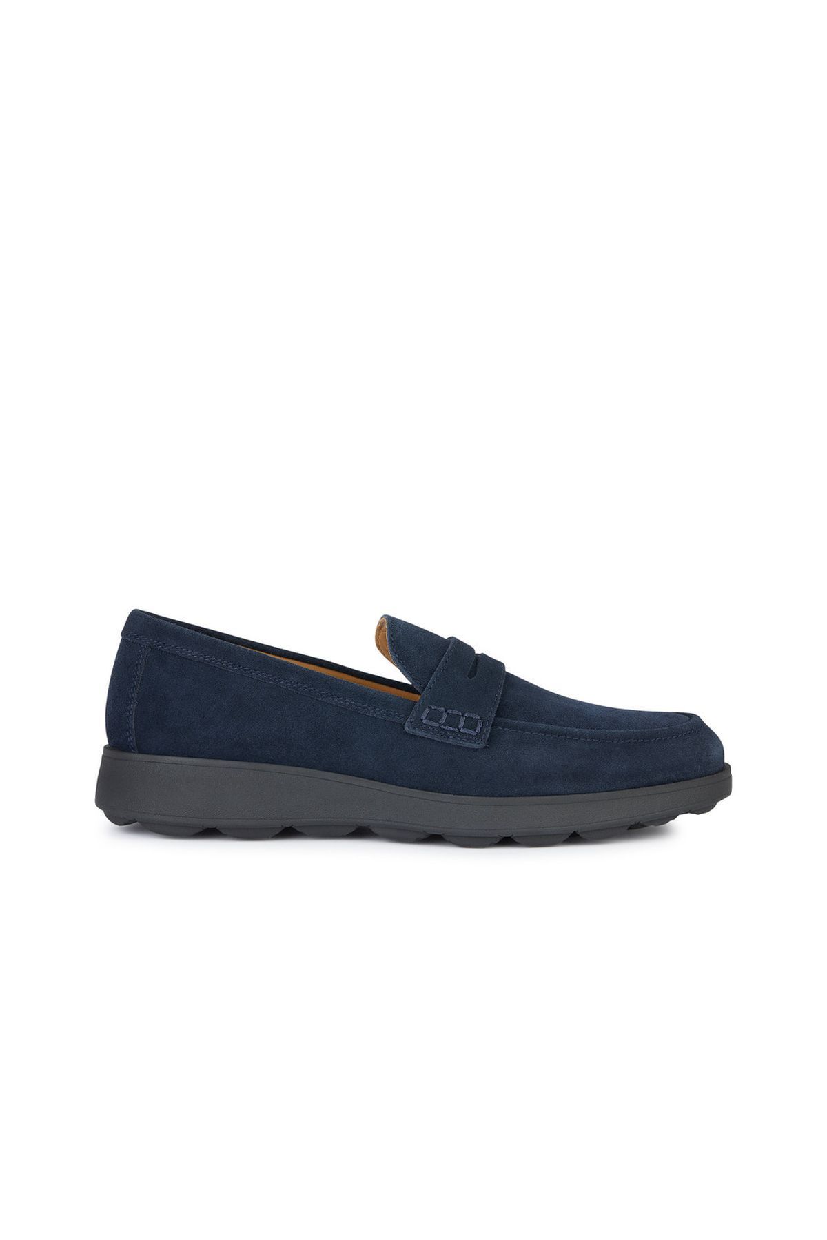 Geox Erkek Lacivert Spherica Ec10 Süet Deri Casual Loafer