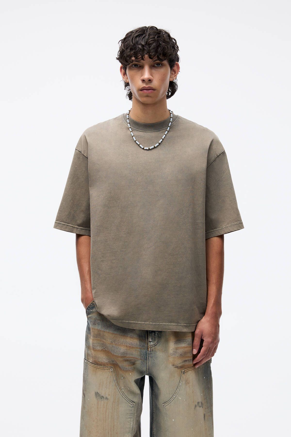 Pull & Bear Kısa kollu oversize t-shirt