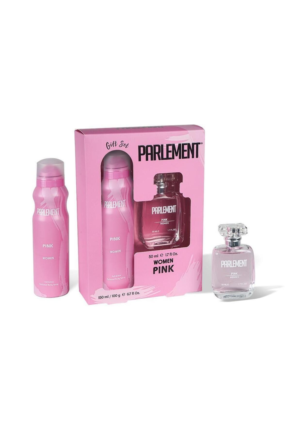 Parlement Pink Kadın 50 ml Parfüm 150 ml Deodorant Gif Set