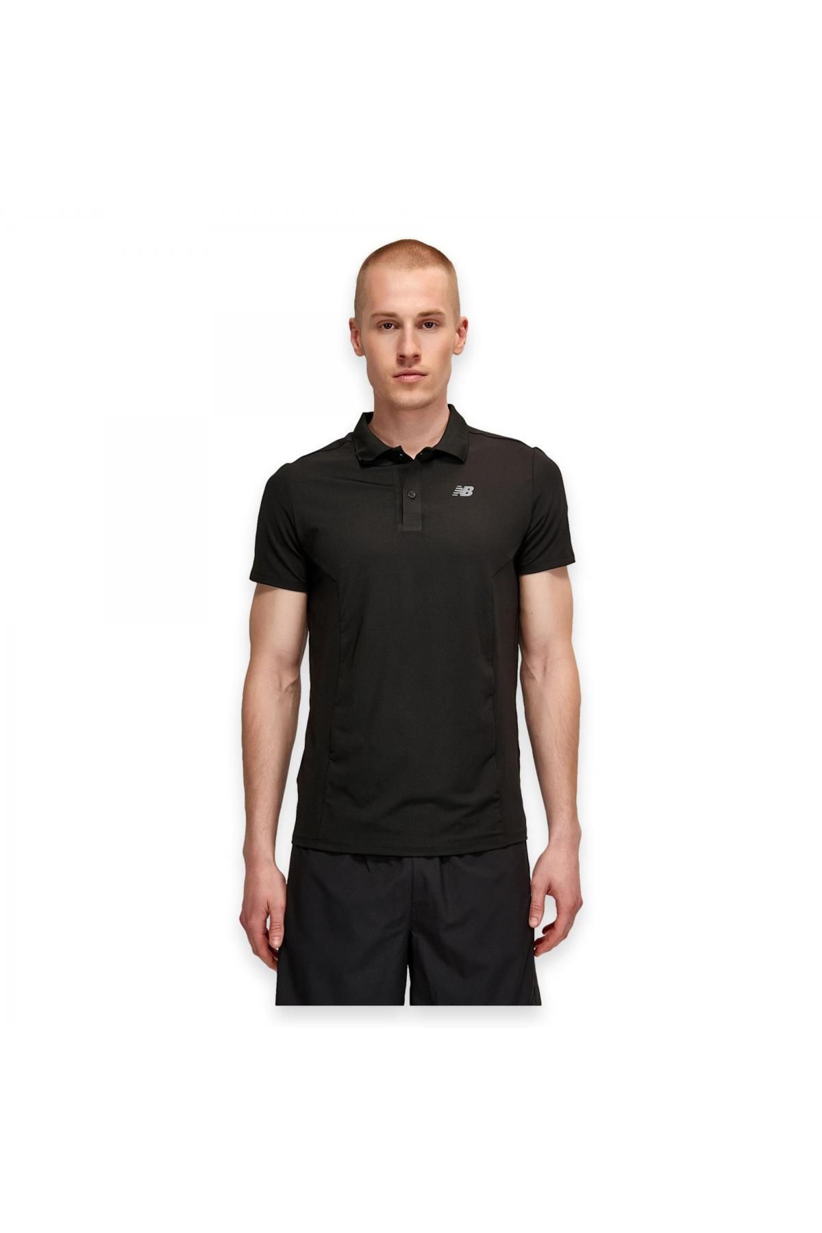 New Balance Mnt1438 Nb Lifestyle Men T Siyah Erkek T-Shirt