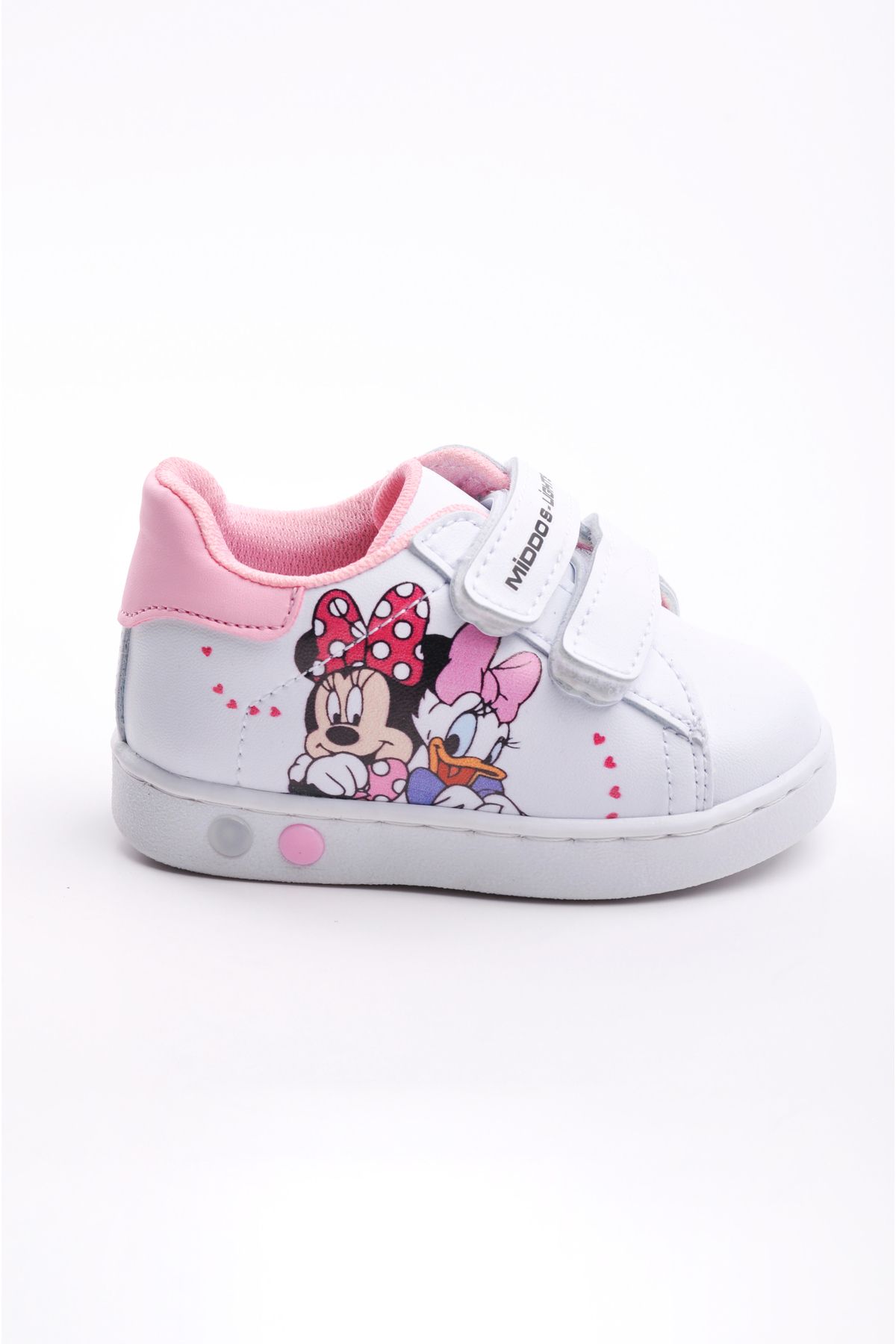 Süperland Ilk Adım Ayakkabısı Kız Bebek Ilk Adım Ayakkabısı Ortopedik Ilk Adım Ayakkabısı Işıklı Mickey Mouse
