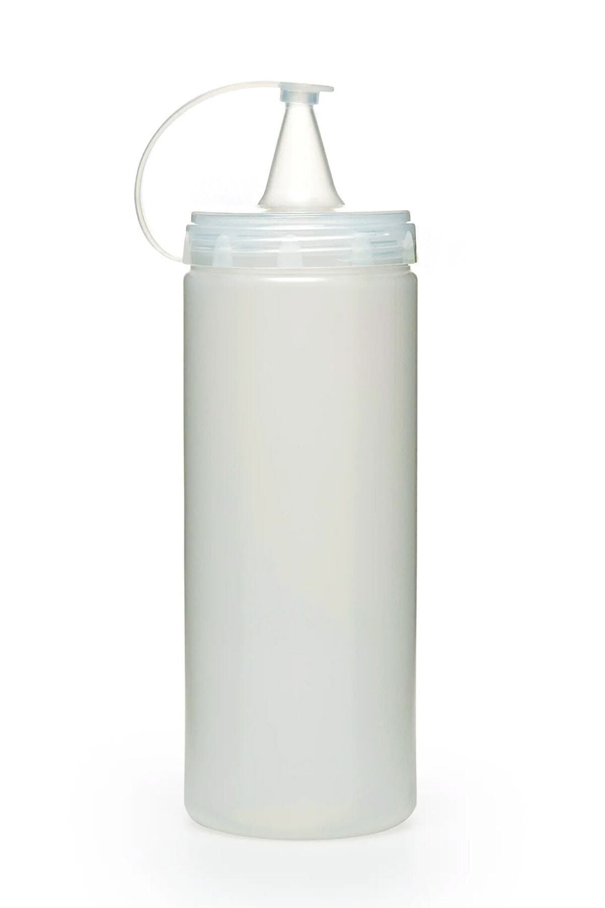 TUT & AL home 3 Adet Sızdırmaz Kapaklı Plastik Yağ Şişesi Ve Sos Şişesi 700 ml