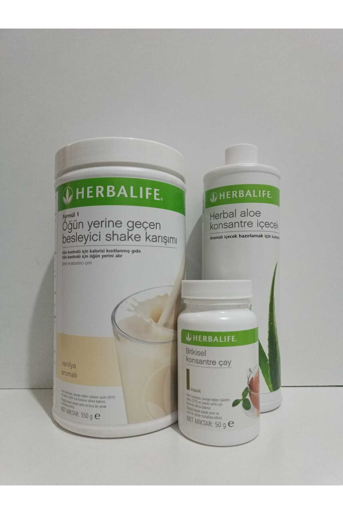 Herbalife Başlangıç Seti(vanilya Aromalı Shake,,aloevera Suyu,50g Klasik Çay)