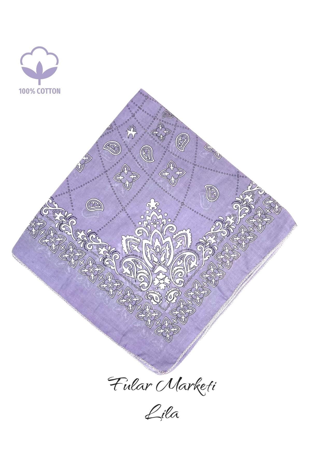 Fular Marketi %100 Pamuklu Elegance Desen Lila Sepete 5 Adet Ekle 4 Adet Öde Kampanyalı 1 Adet Fiyatıdır