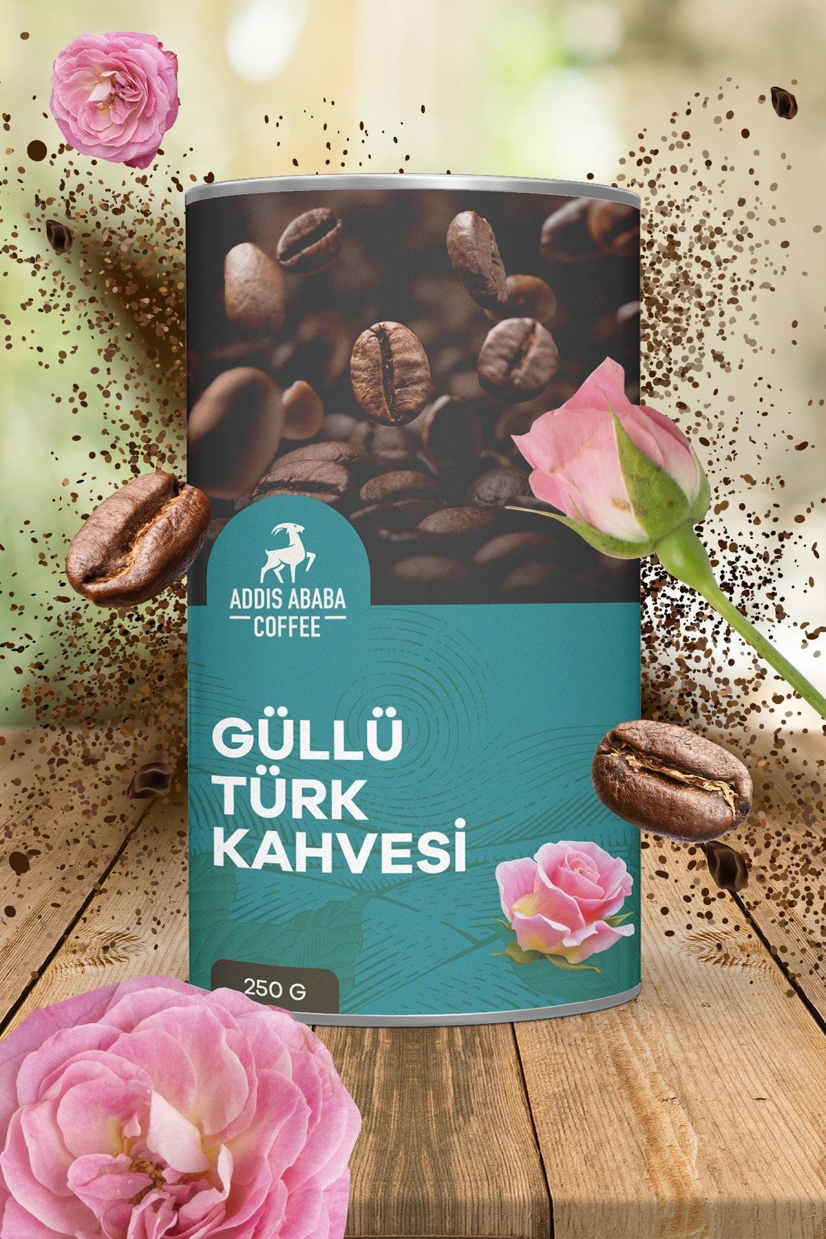 Addis Ababa Coffee Güllü Aromalı Türk Kahvesi 250 gr