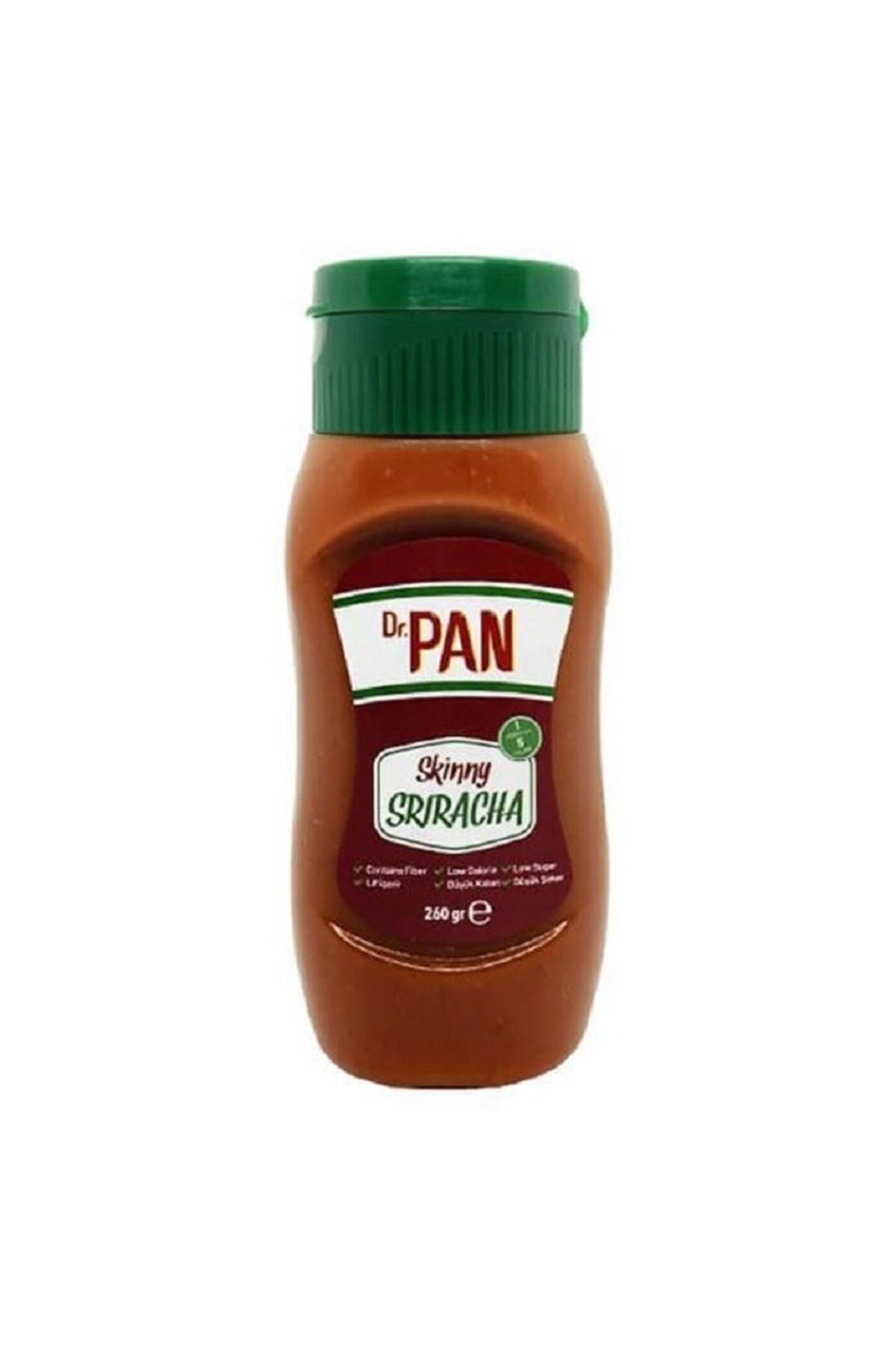 Dr Pan Şekersiz Sriracha Sos ( Düşük Kalorili -260g)