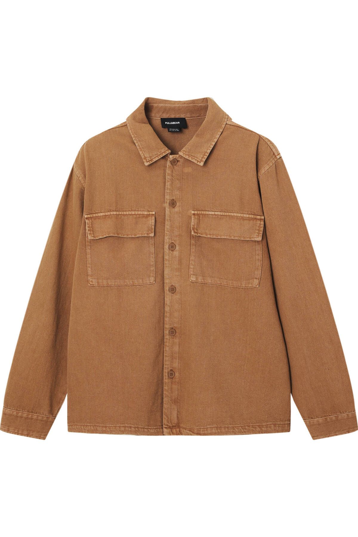 Pull & Bear Basic fitilli kumaş ince ceket