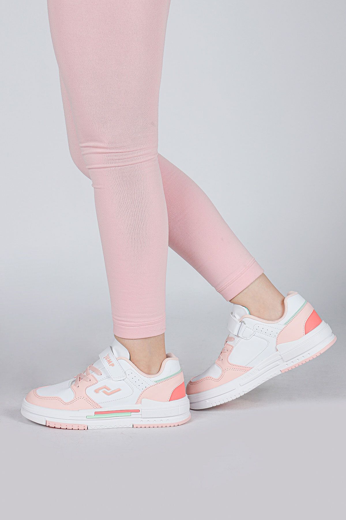 Jump 30061 Somon - Beyaz Kız Çocuk Sneaker Günlük Spor Ayakkabı